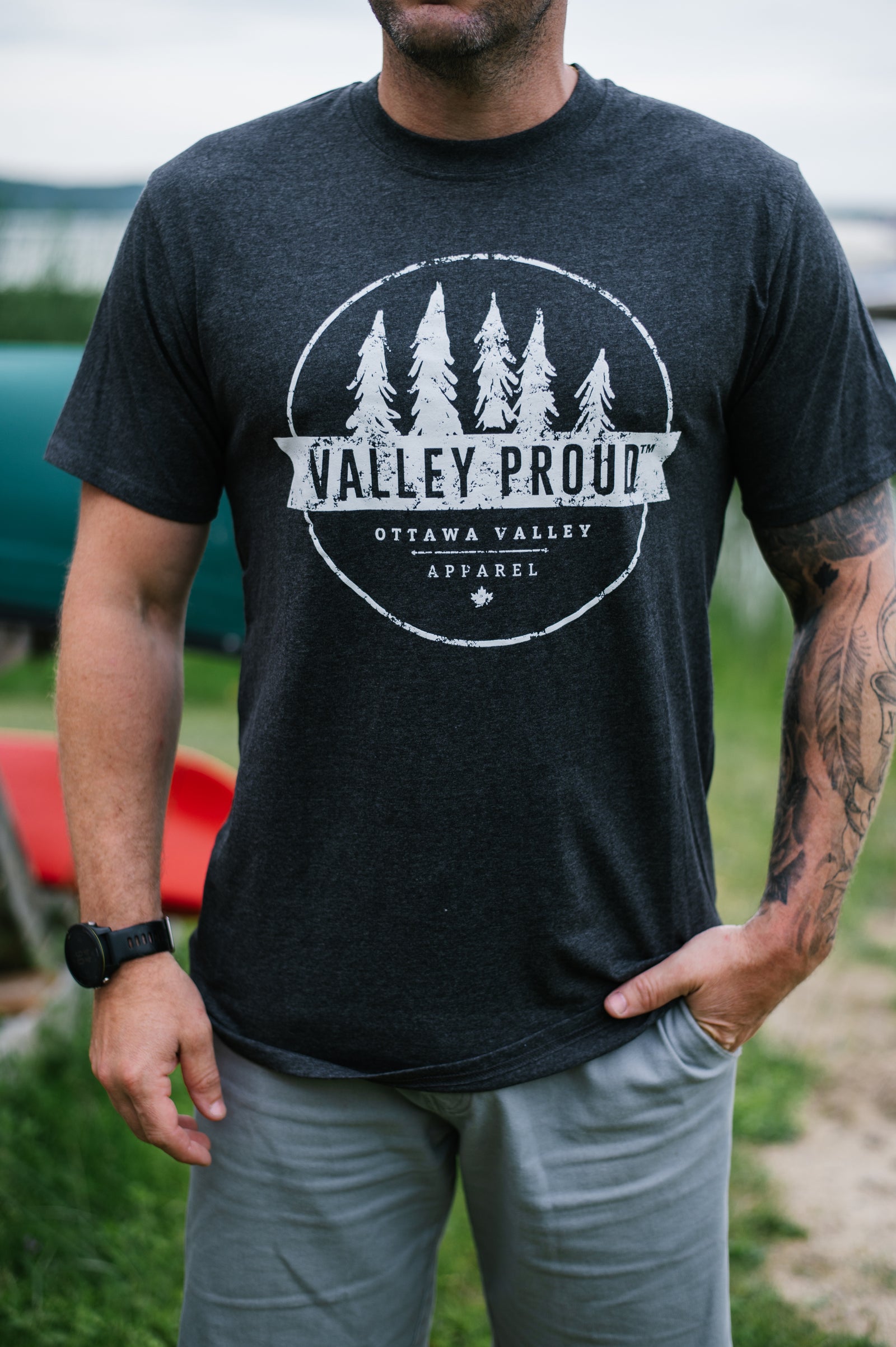 Valley Proud Tee - Earth Black