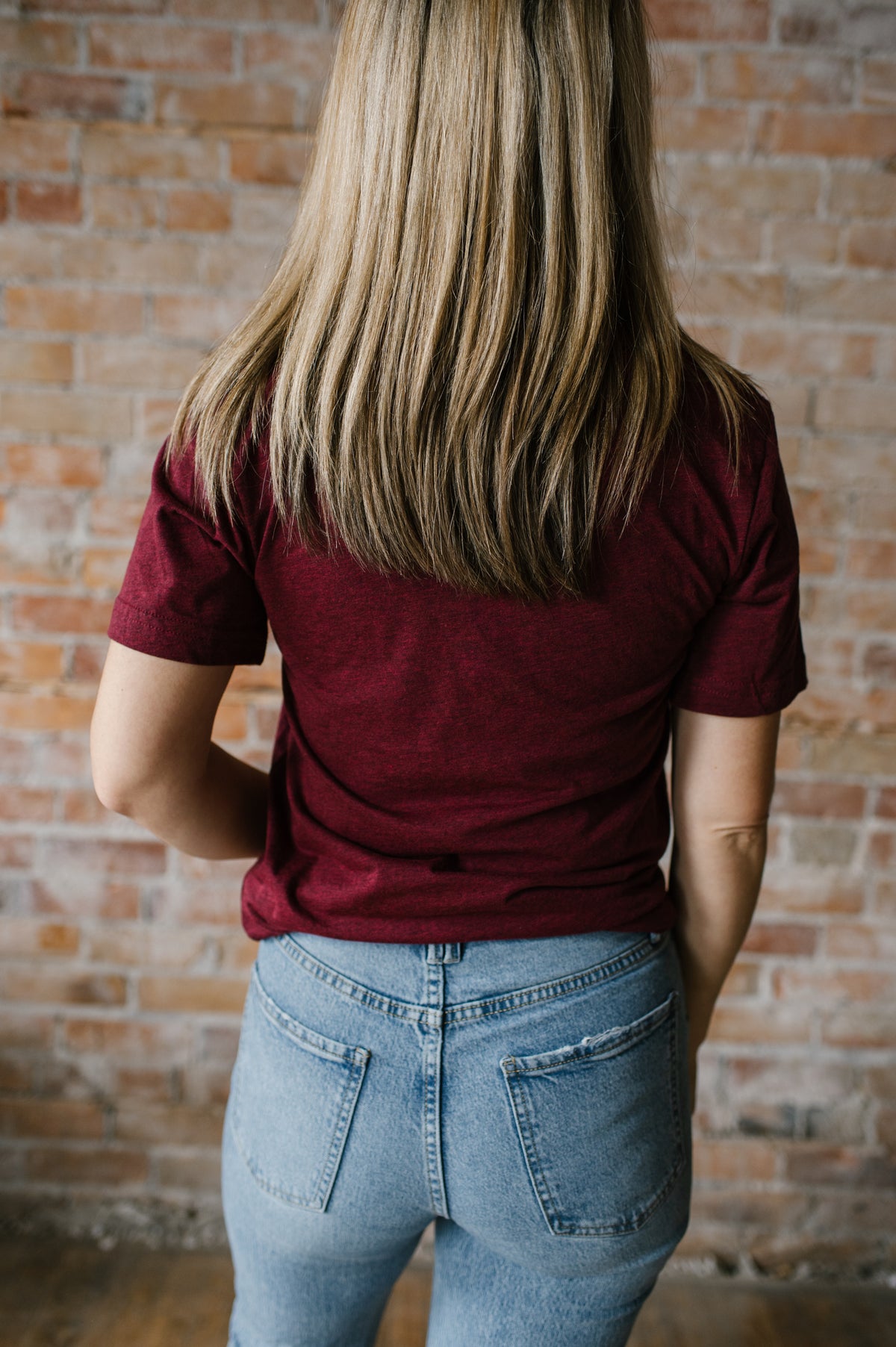 Valley Proud Mini Logo Tee - Cardinal