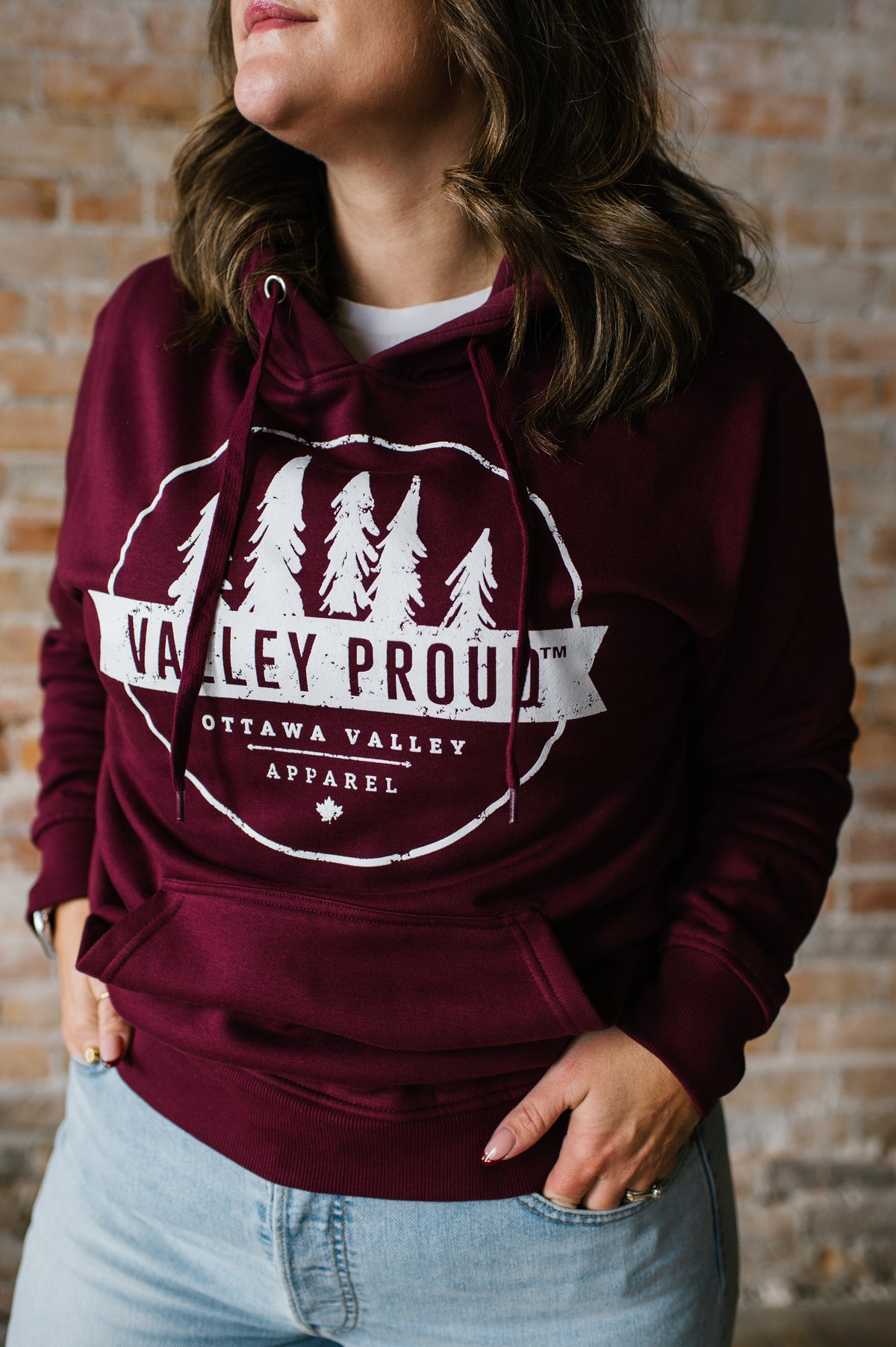 Valley Proud Hoodie - Maroon