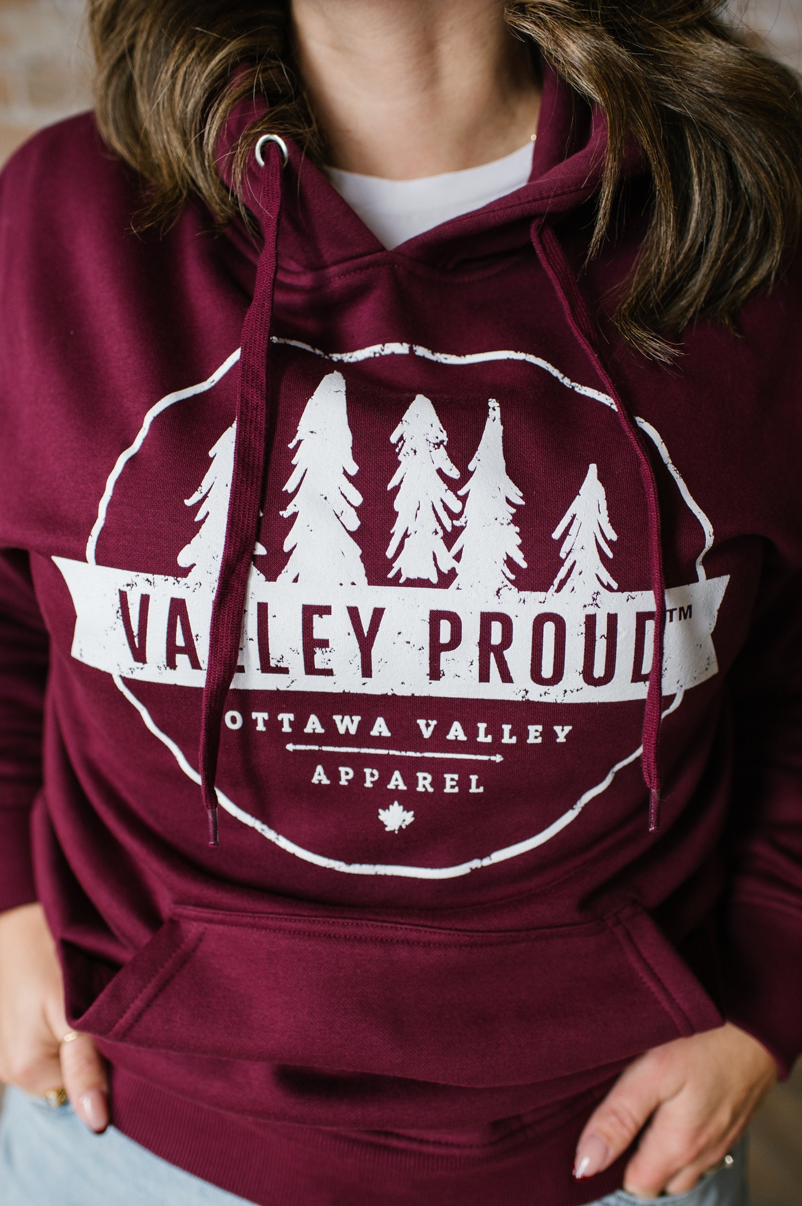 Valley Proud Hoodie - Maroon