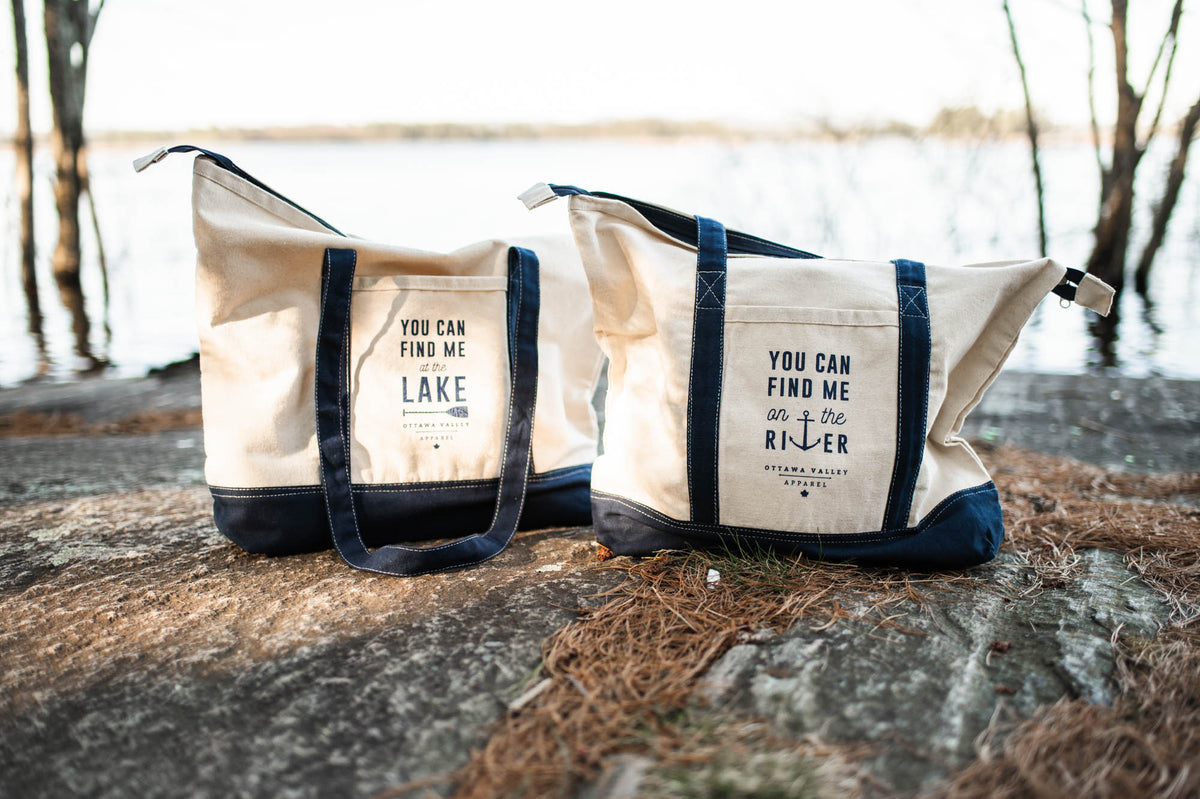 You Can Find Me At The Lake Tote Bag - Natural