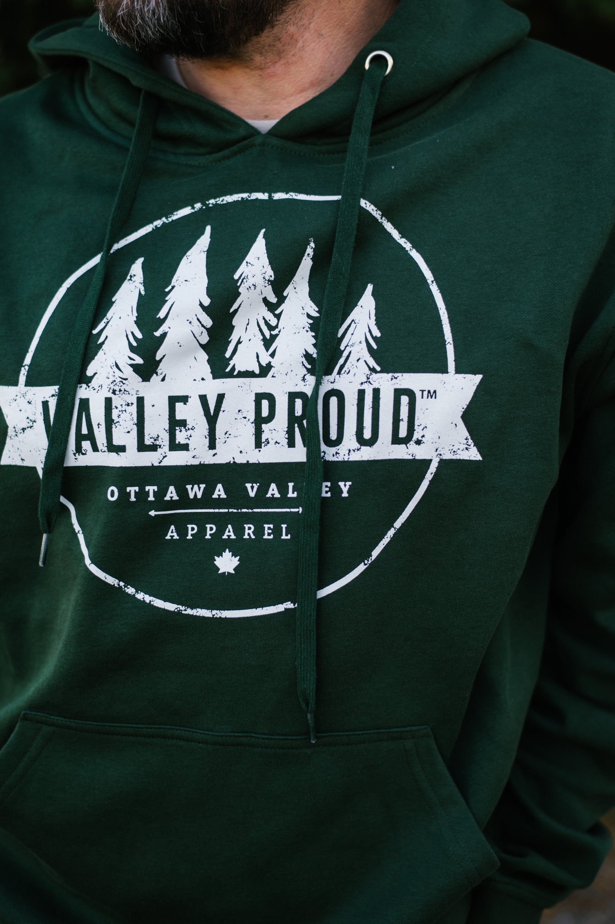 Valley Proud Hoodie - Forest Green