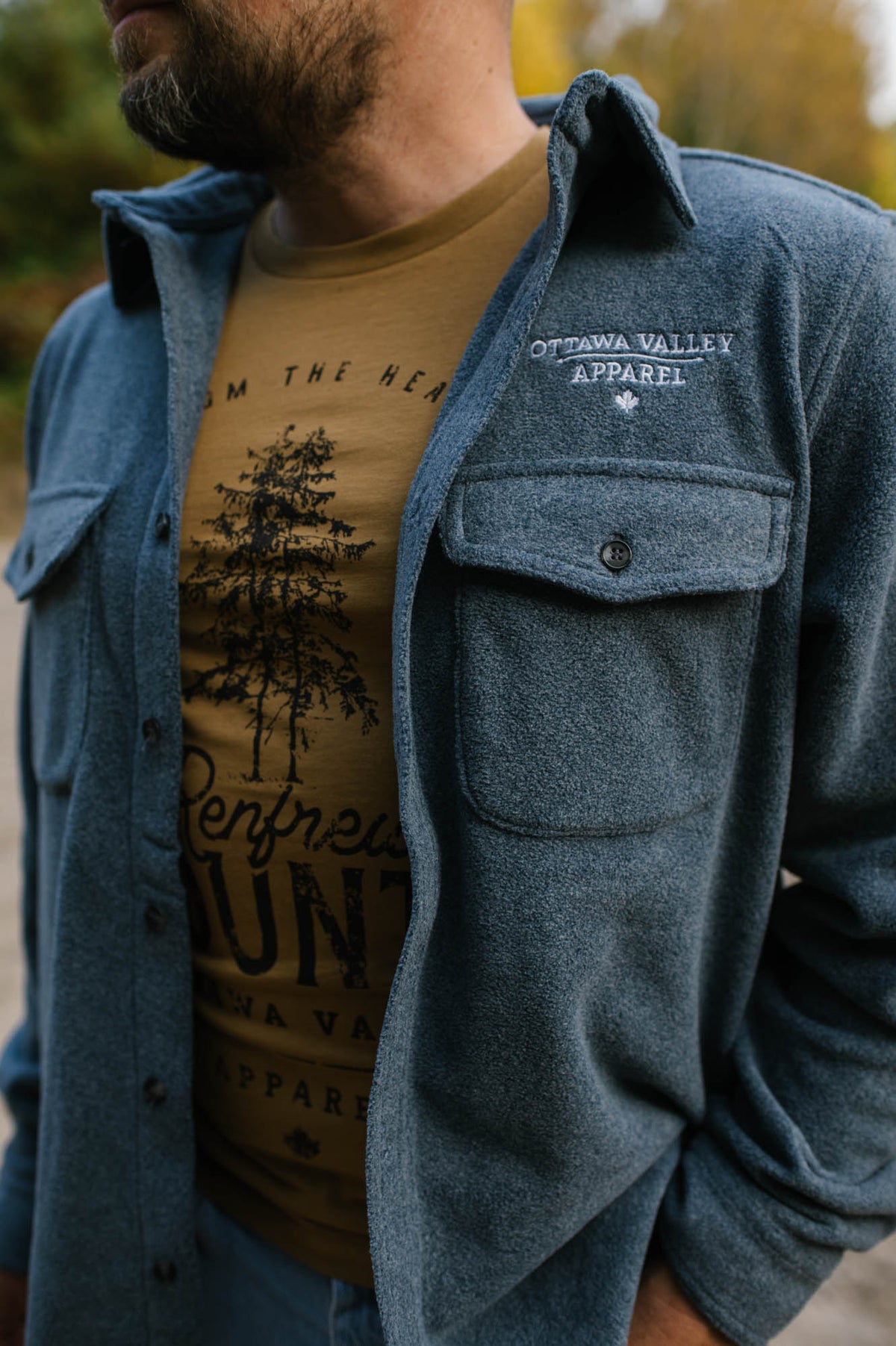 Renfrew County Tee - Camel