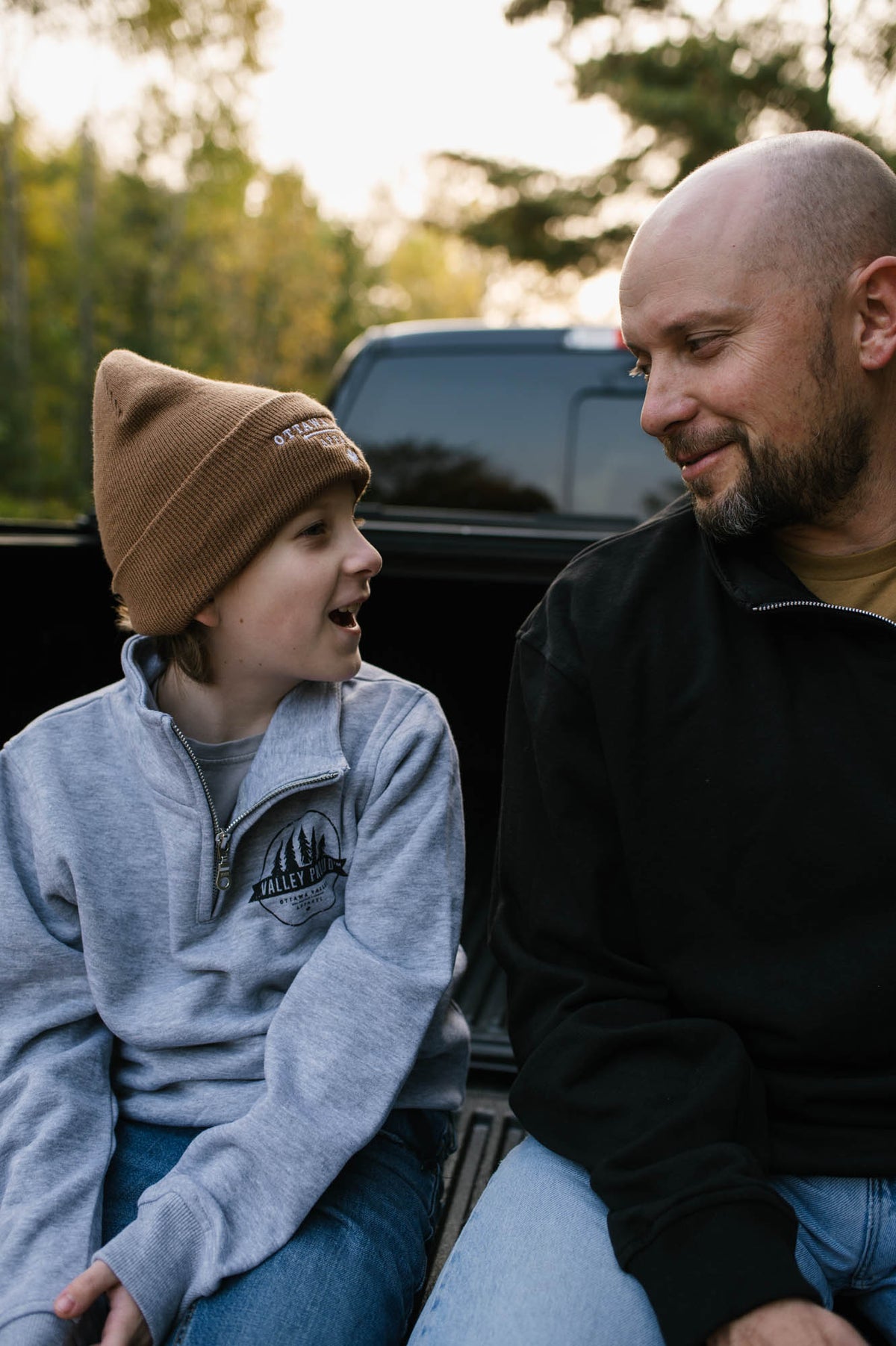 Youth Valley Proud 1/4 Zip - Grey