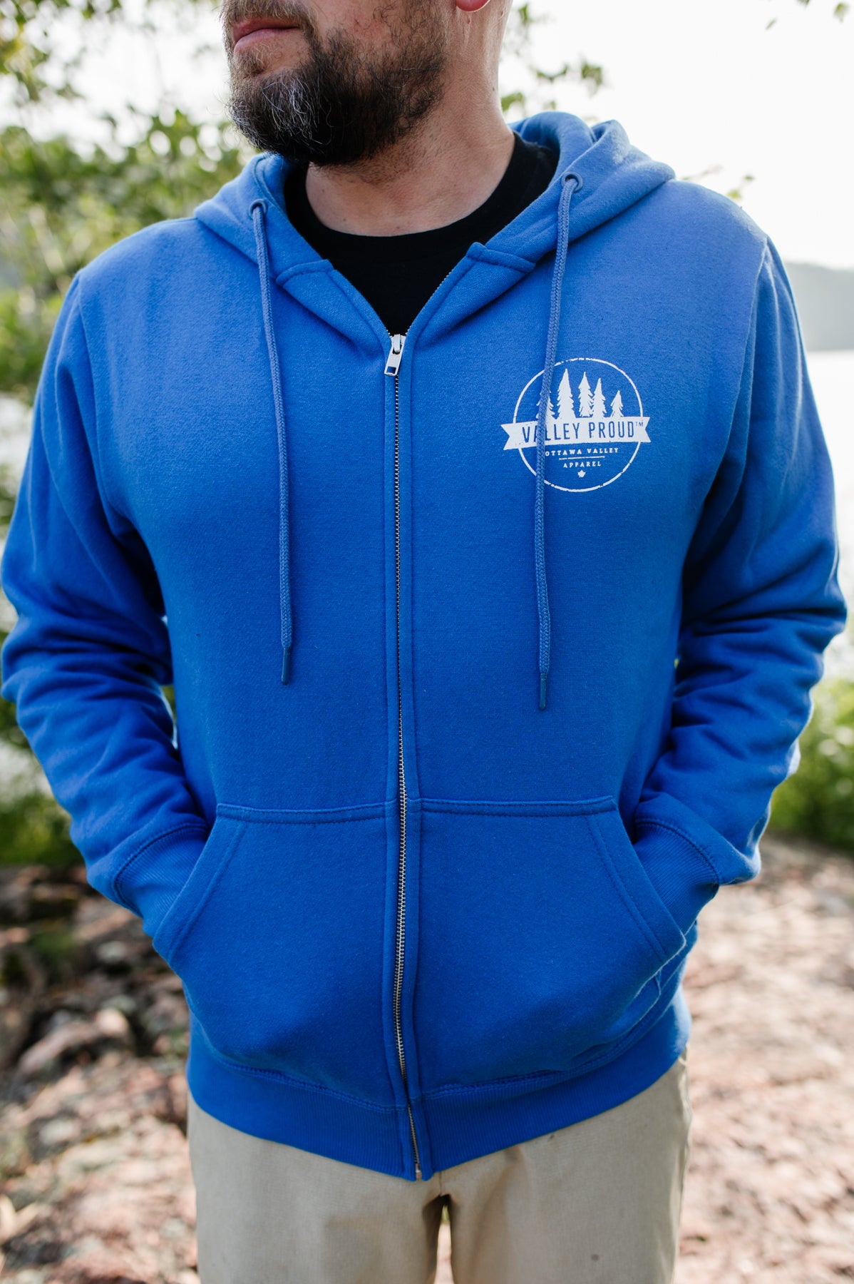 Valley Proud Full Zip - Royal Blue