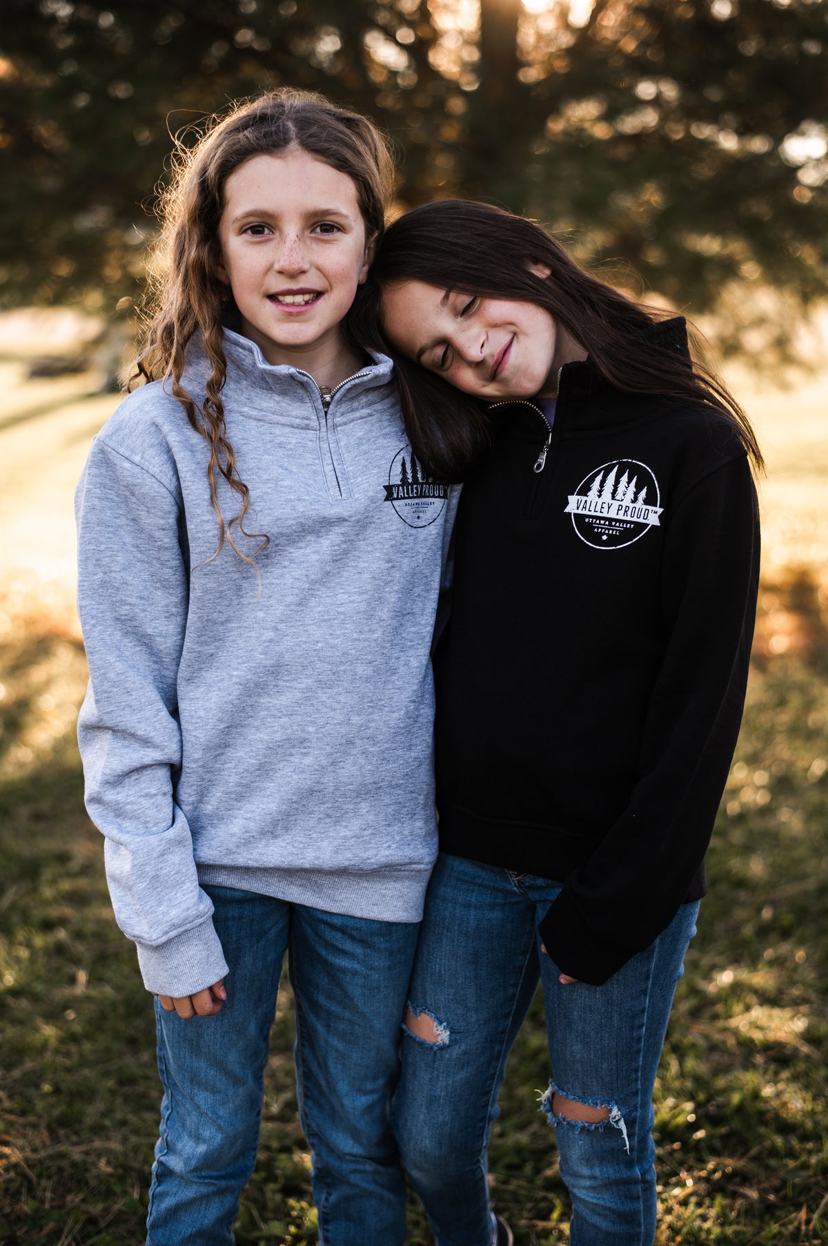 Youth Valley Proud 1/4 Zip - Black