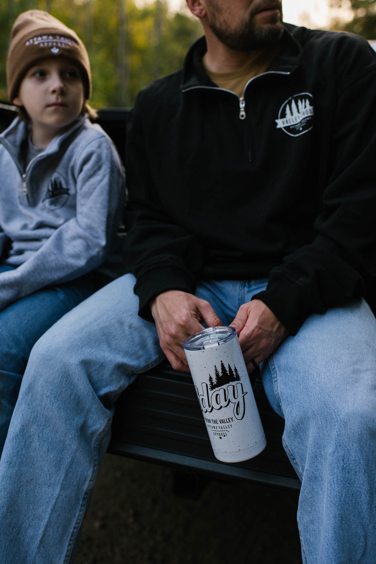 Youth Valley Proud 1/4 Zip - Grey