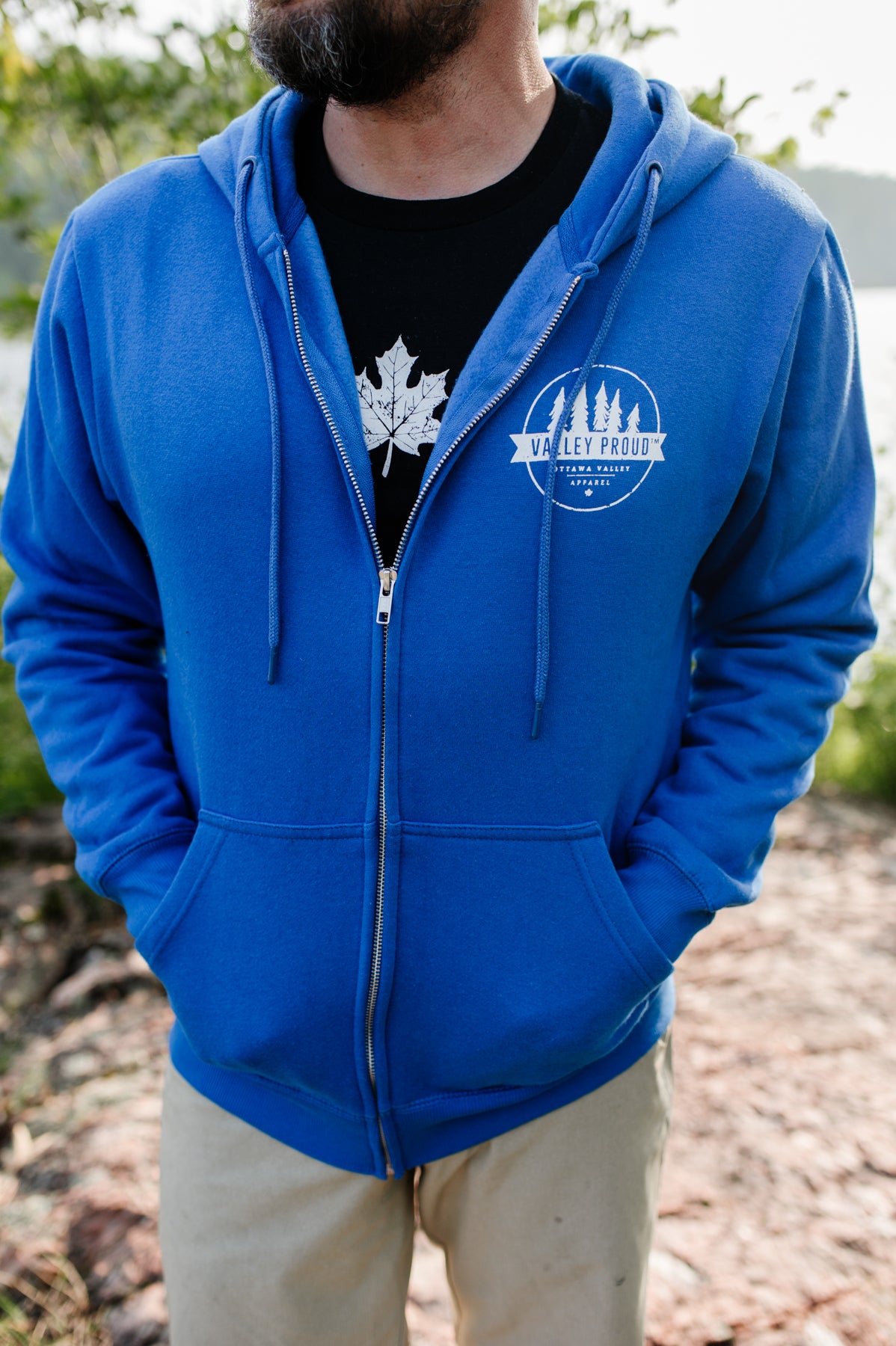 Valley Proud Full Zip - Royal Blue