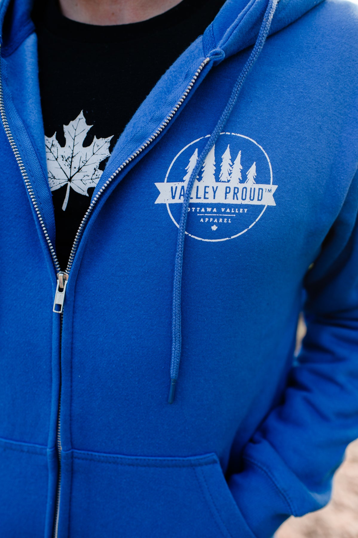 Valley Proud Full Zip - Royal Blue