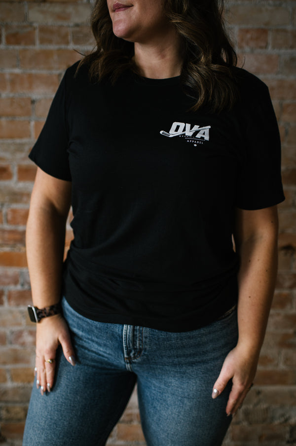 OVA Hockey Tee - Black - FINAL SALE - Ottawa Valley Apparel