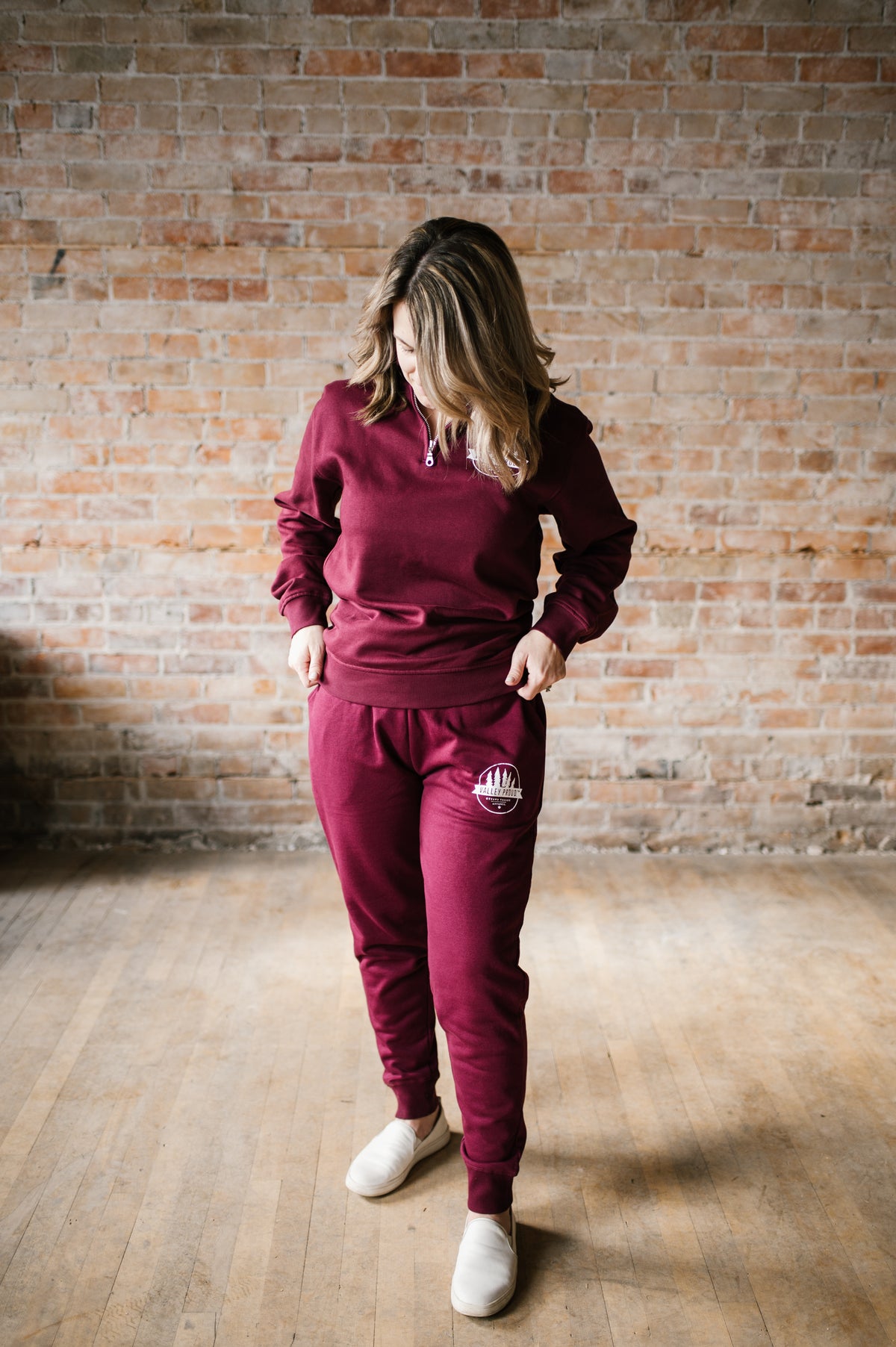 Valley Proud Sweatpants - Burgundy