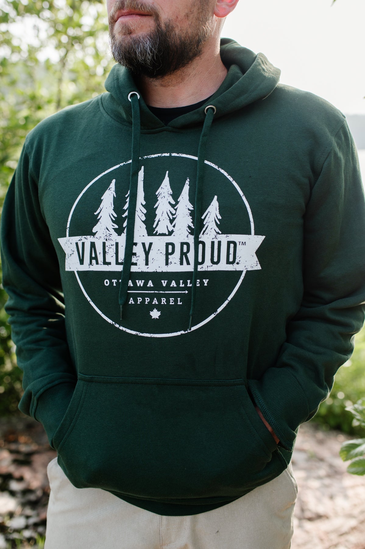 Valley Proud Hoodie - Forest Green