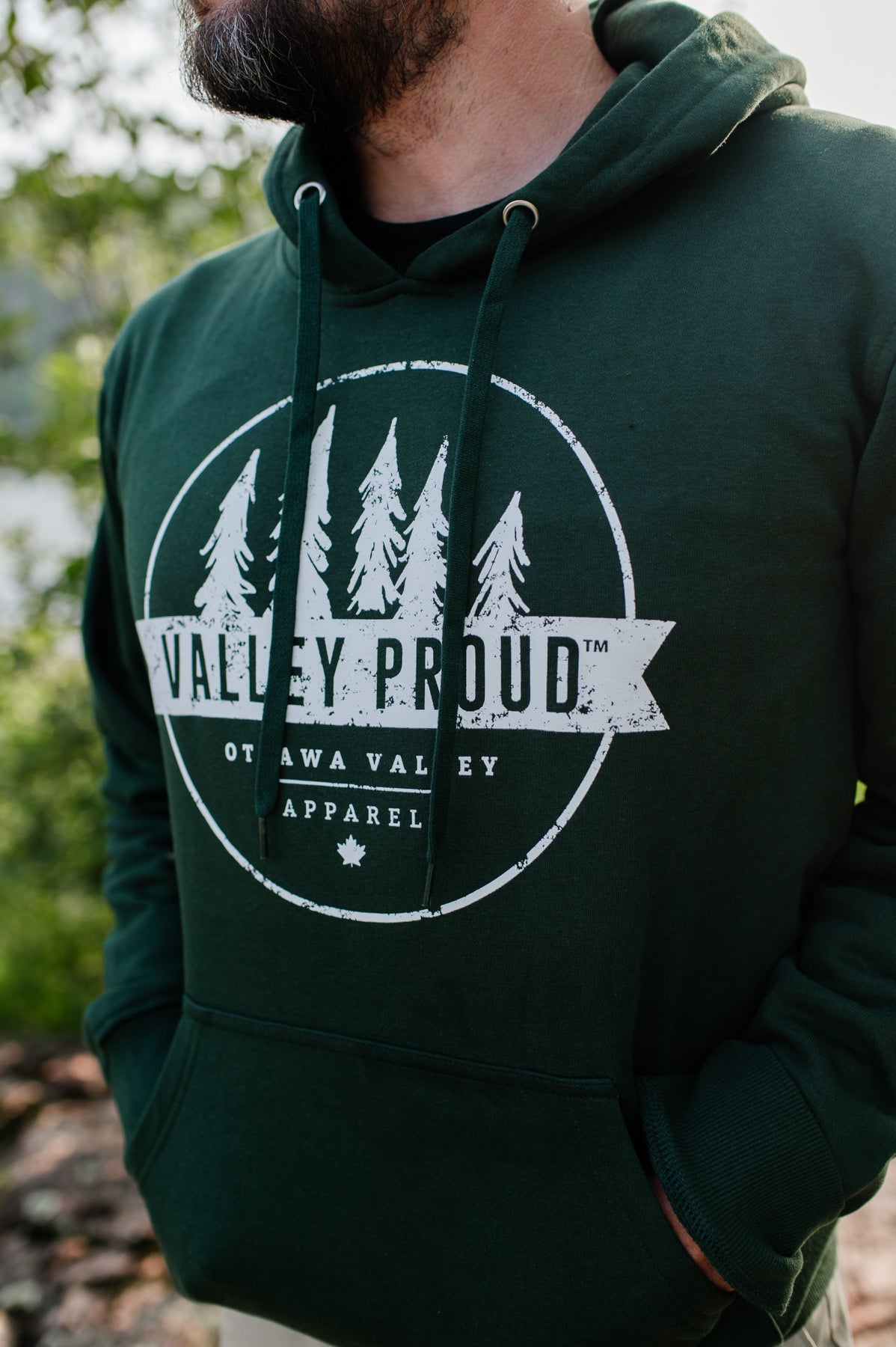 Valley Proud Hoodie - Forest Green