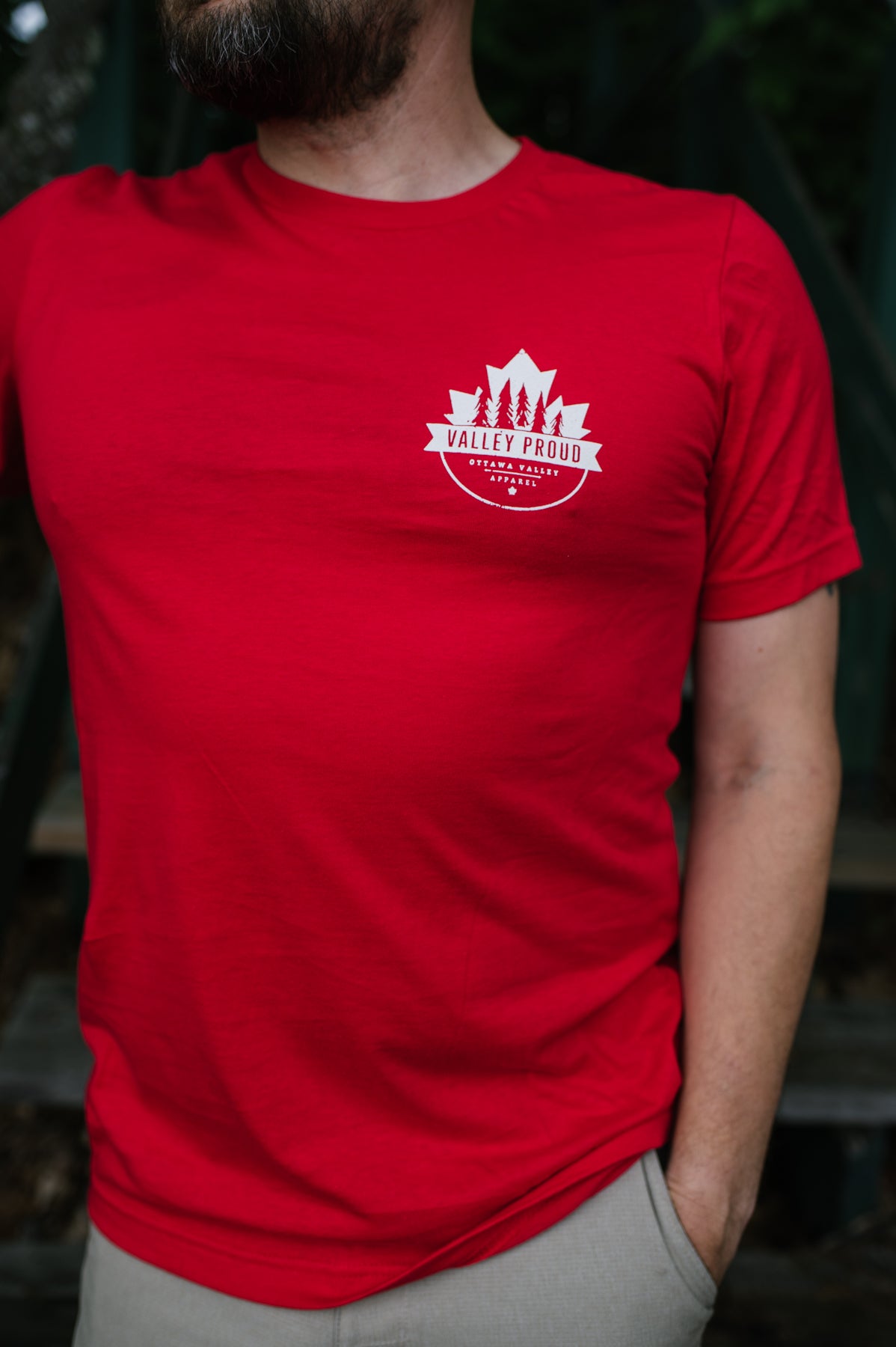 Canadian Valley Proud Tee - Red