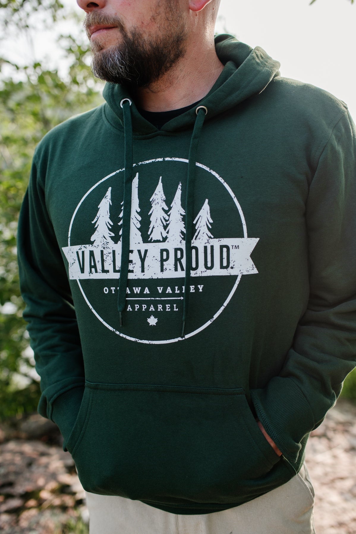 Valley Proud Hoodie - Forest Green