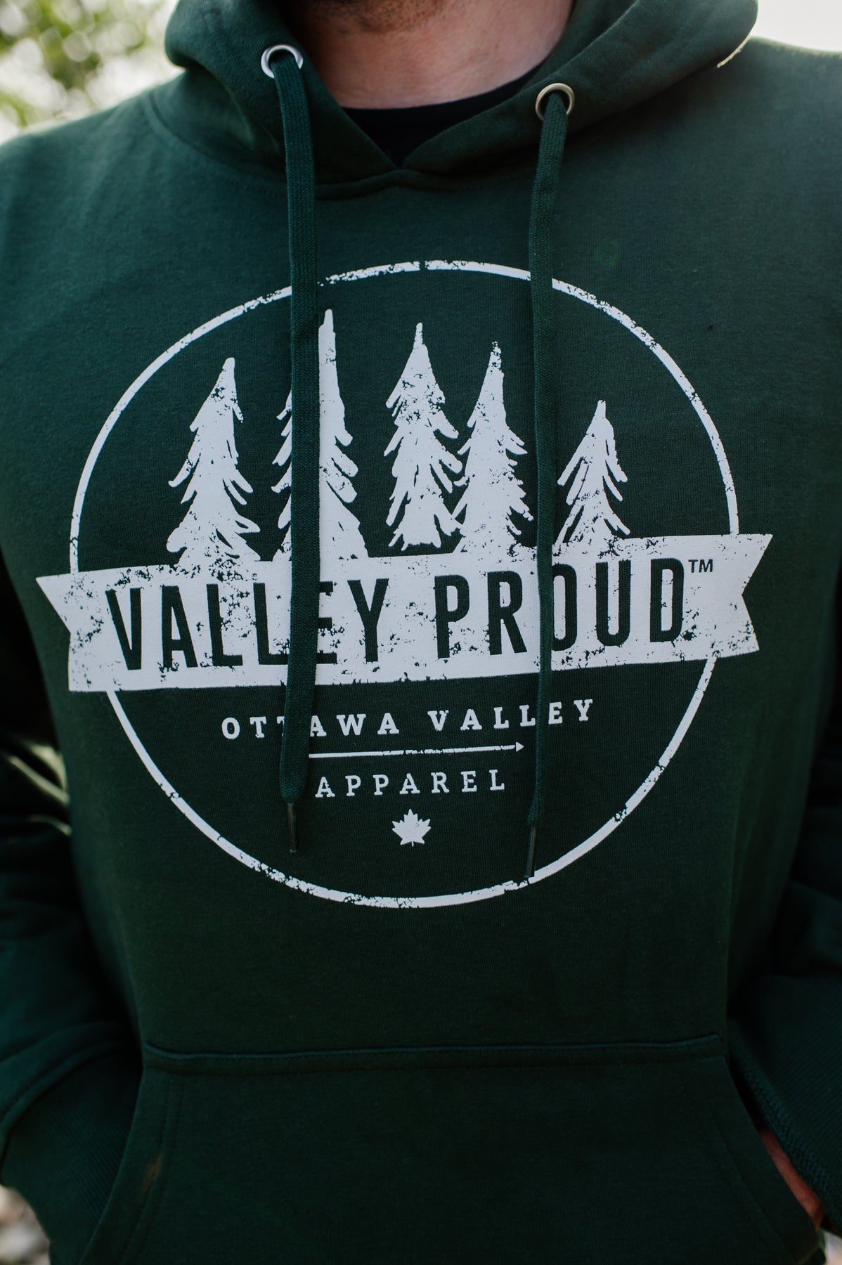 Valley Proud Hoodie - Forest Green