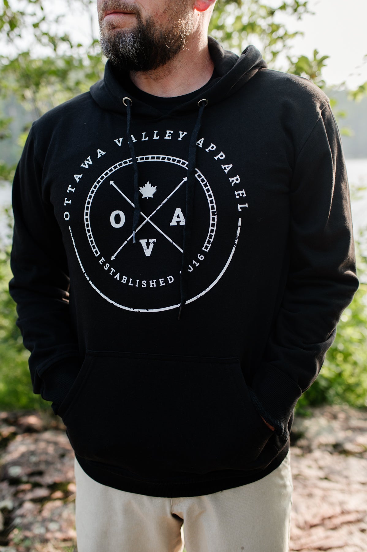 OVA Logo Hoodie - Black