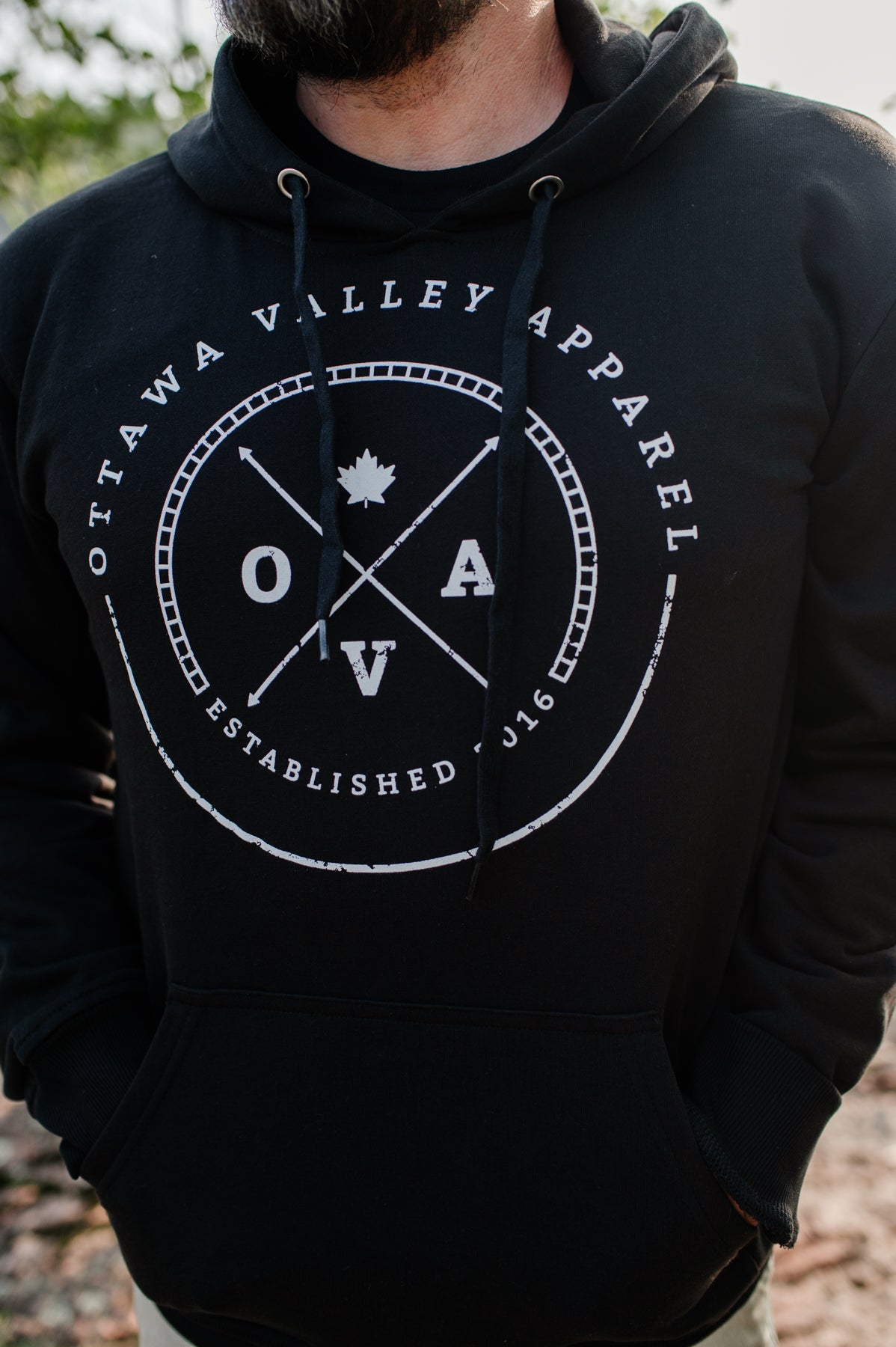 OVA Logo Hoodie - Black