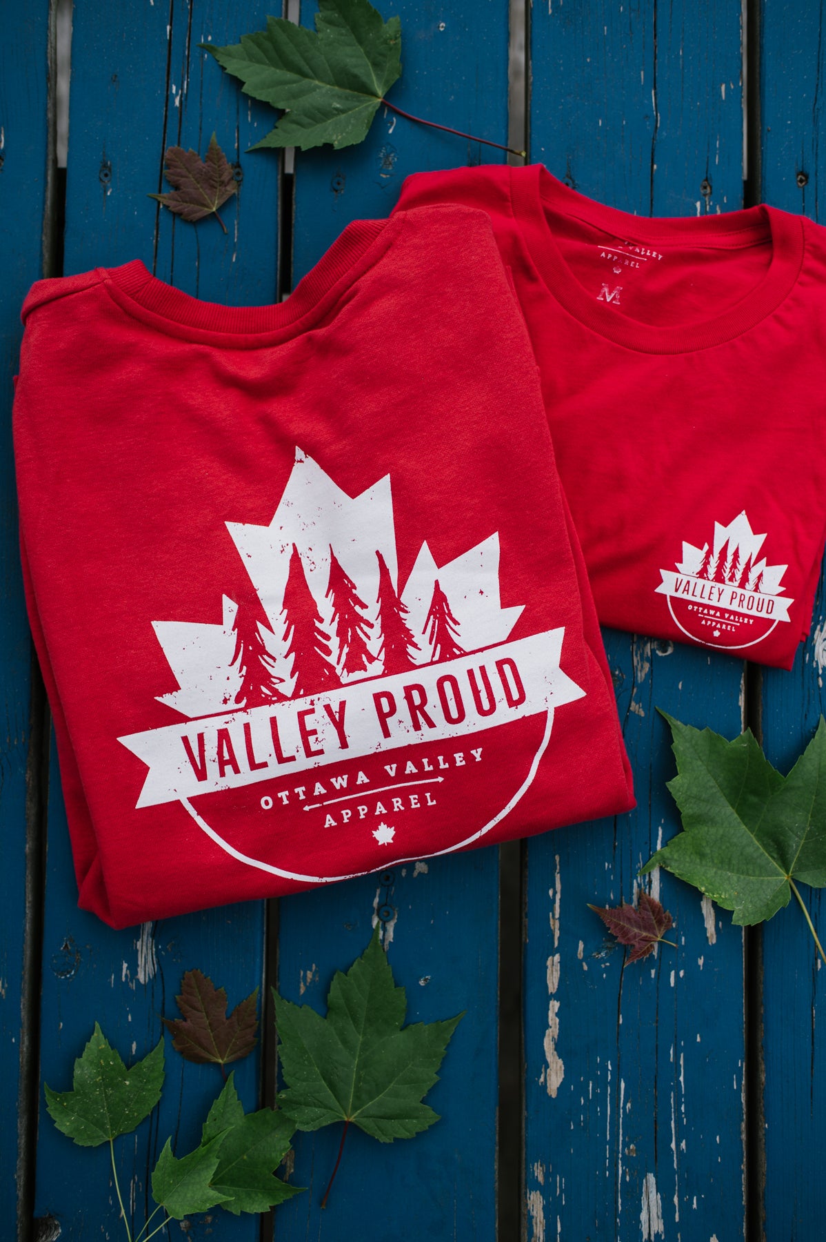 Canadian Valley Proud Crewneck Sweatshirt - Red