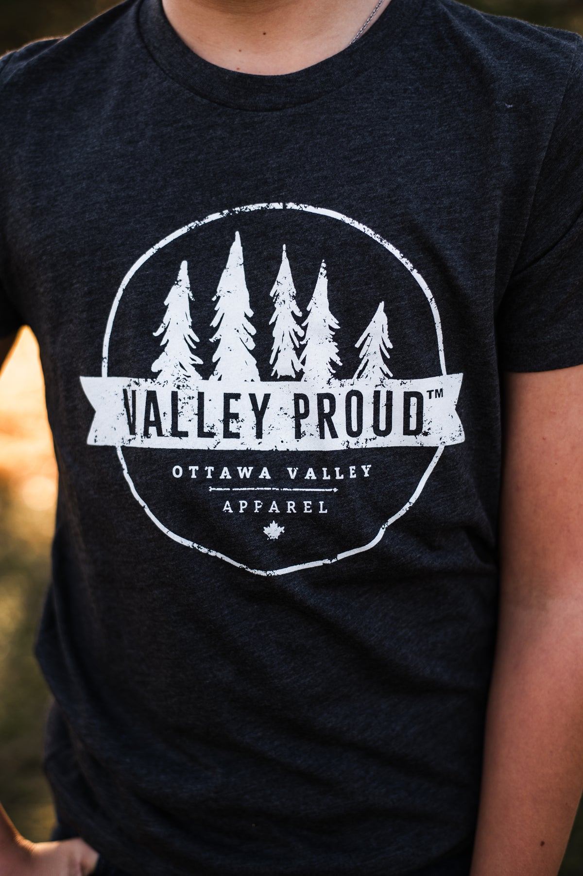 Youth Valley Proud Tee - Charcoal Grey