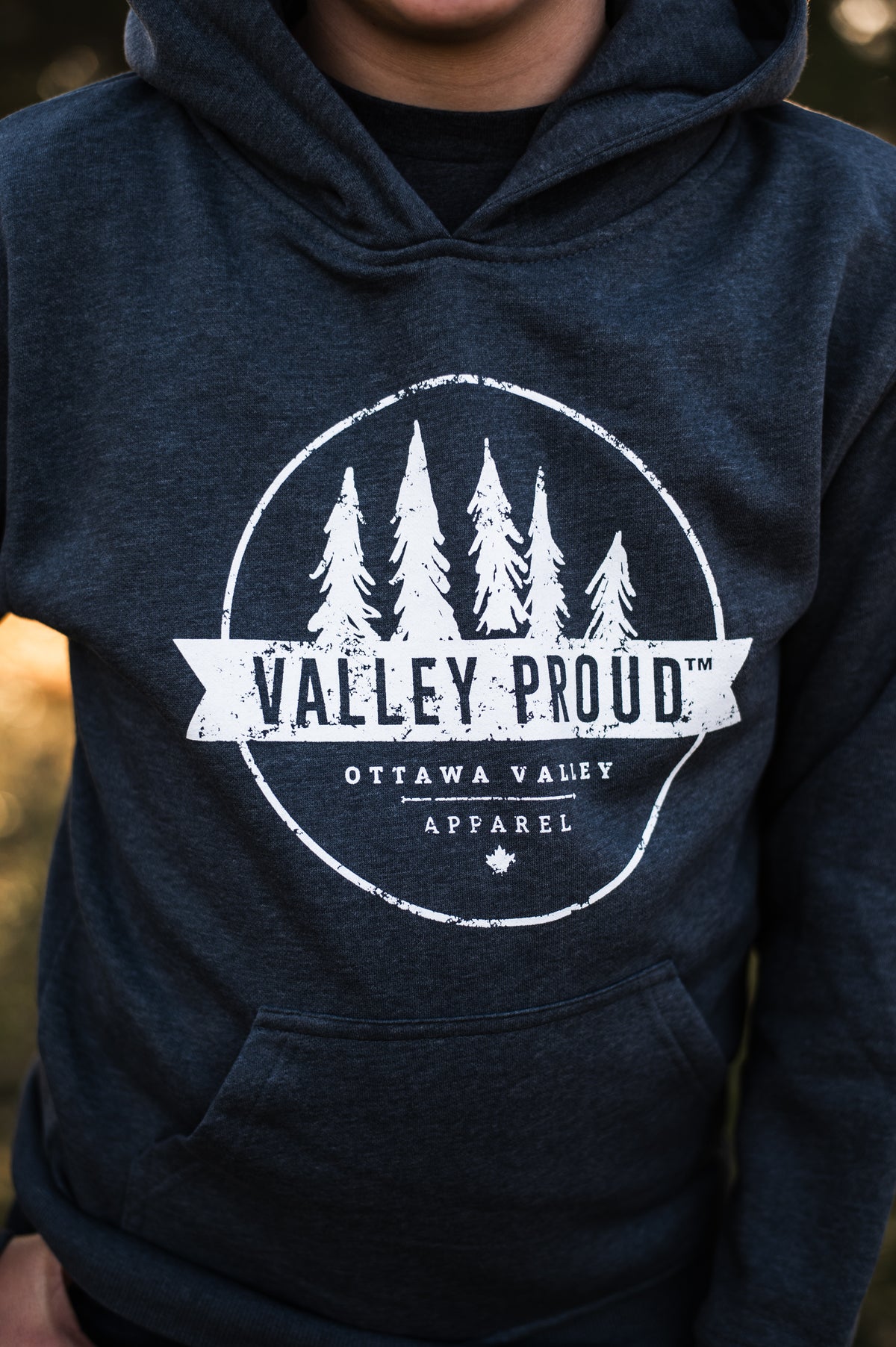 Youth Valley Proud Hoodie - Heather Grey