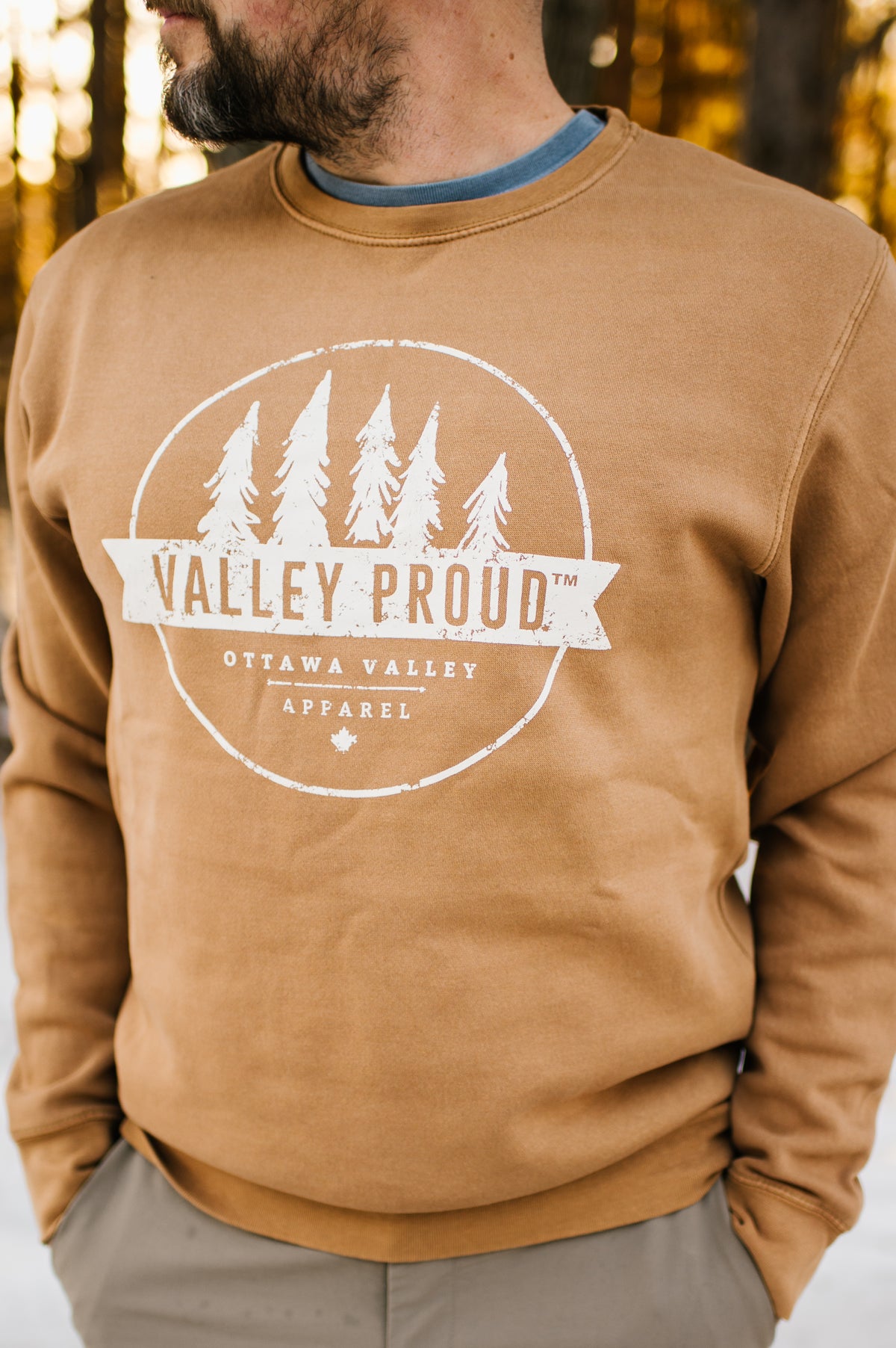 Valley Proud Crewneck - Camel