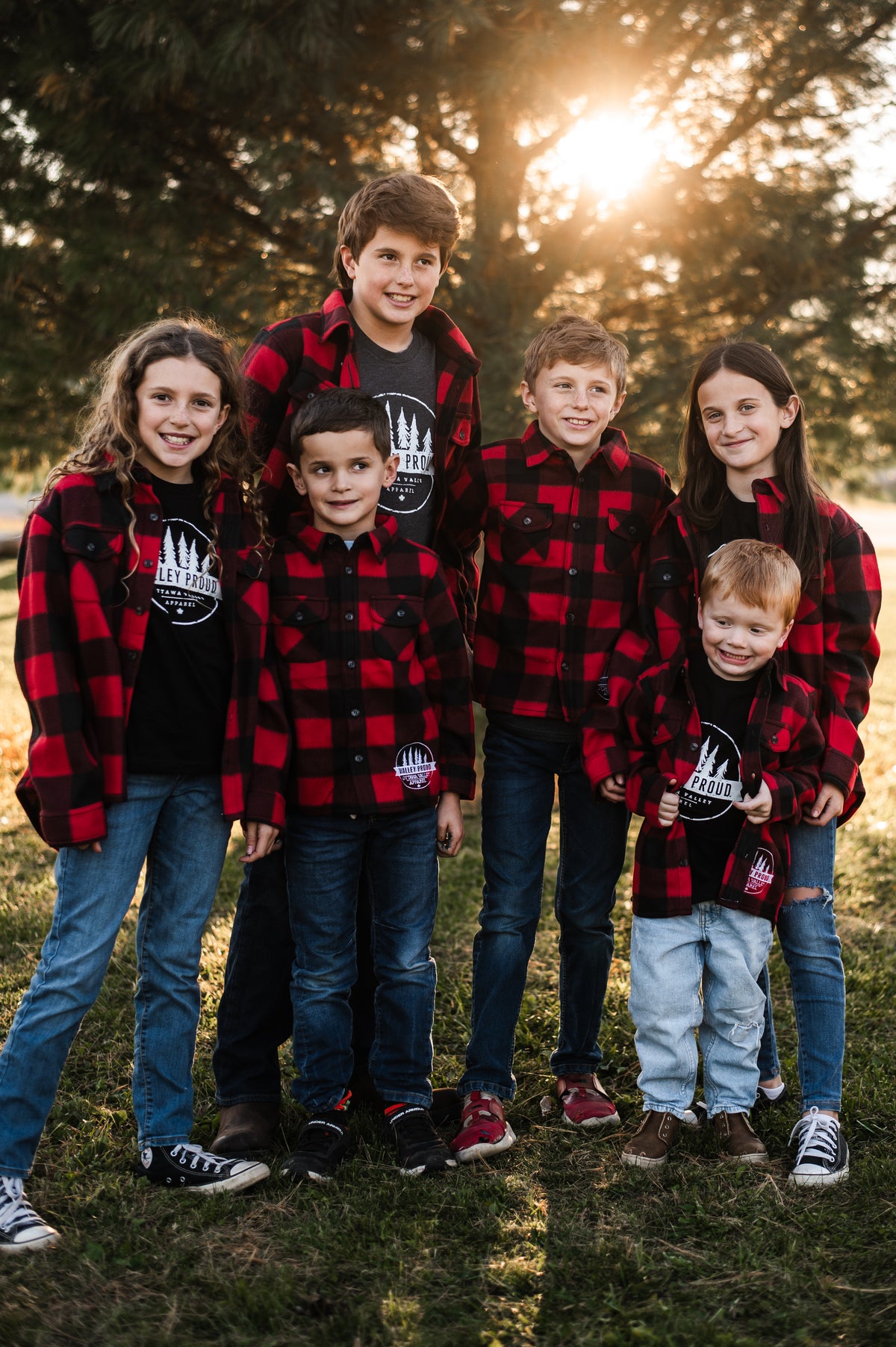 Children&#39;s Valley Proud Lumber Jacket - Black &amp; Red
