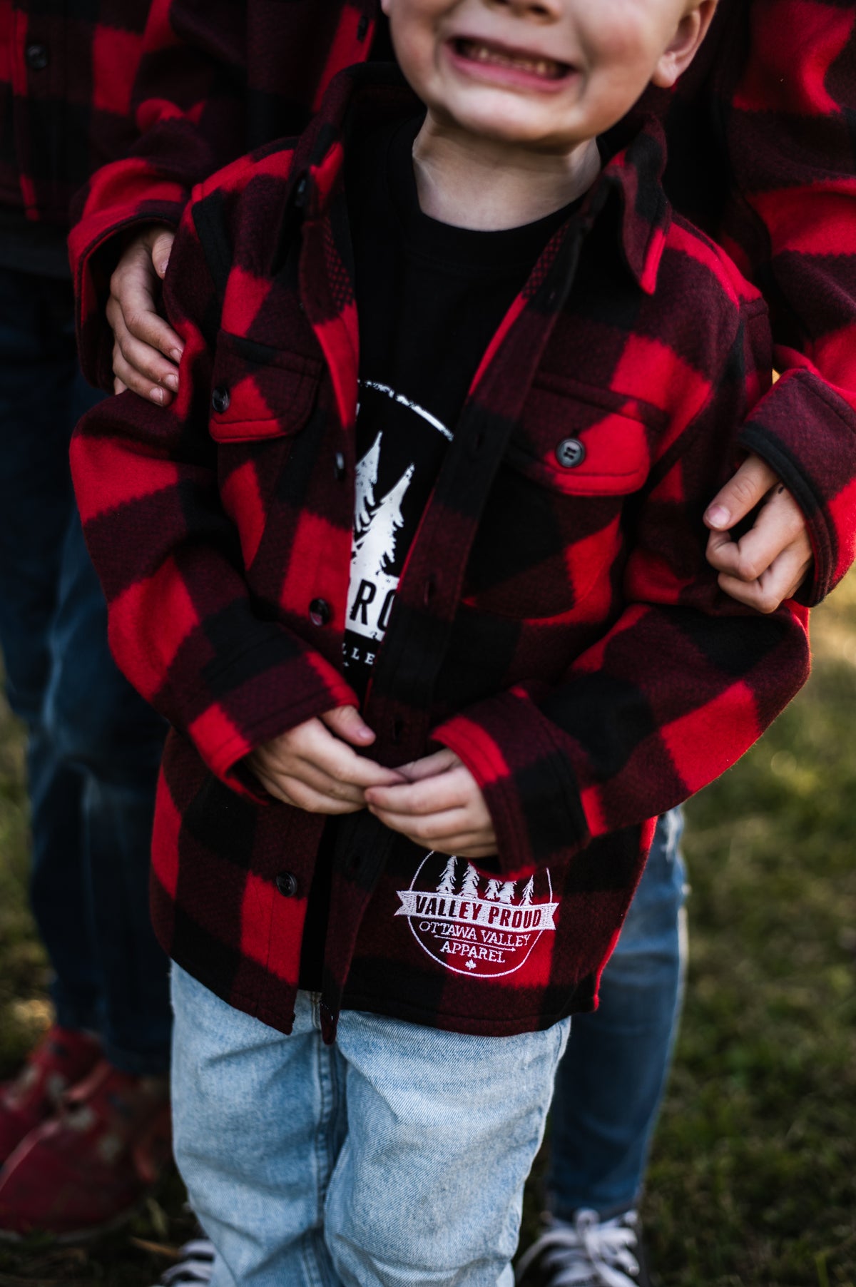 Children&#39;s Valley Proud Lumber Jacket - Black &amp; Red