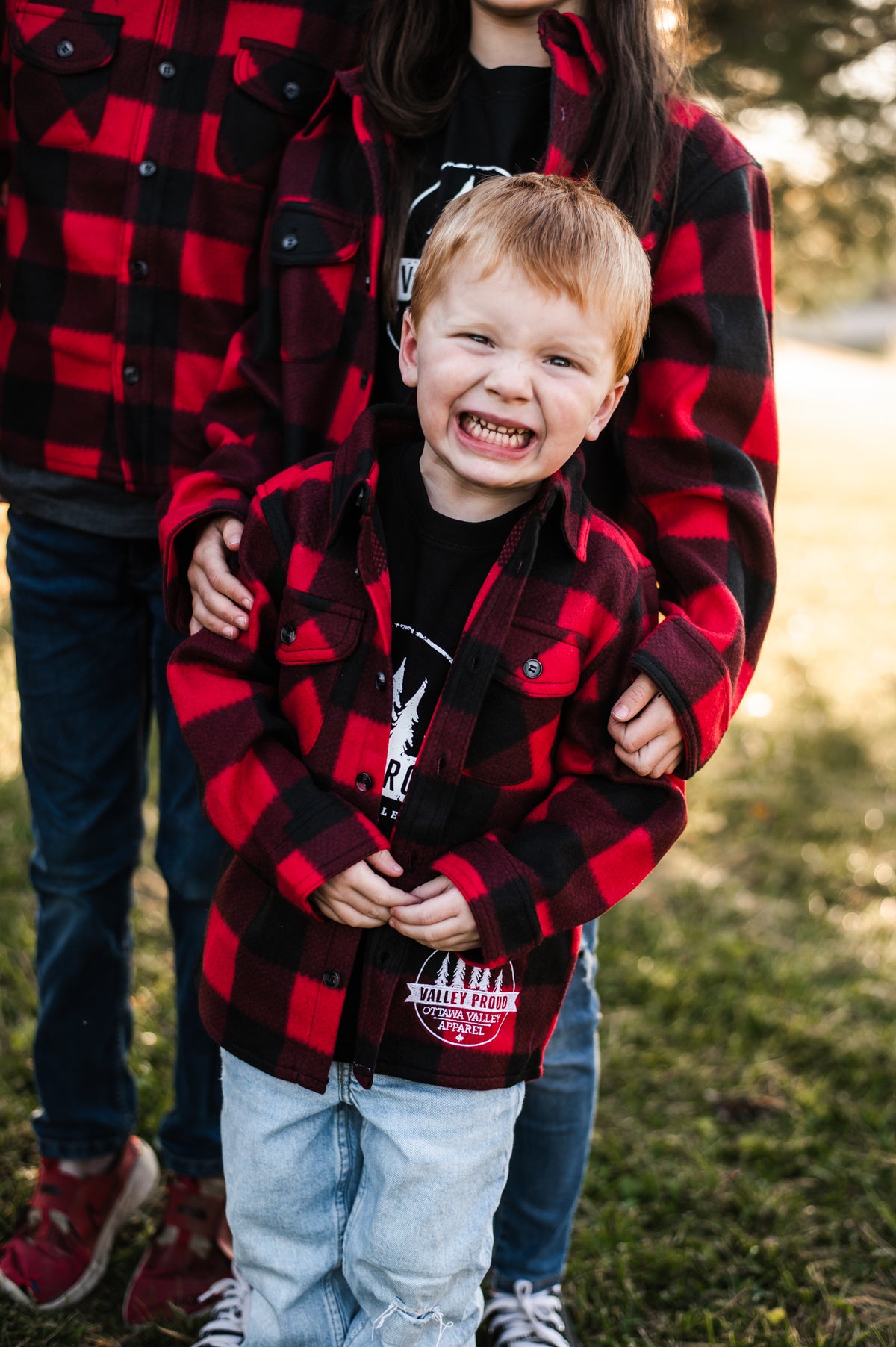 Children&#39;s Valley Proud Lumber Jacket - Black &amp; Red