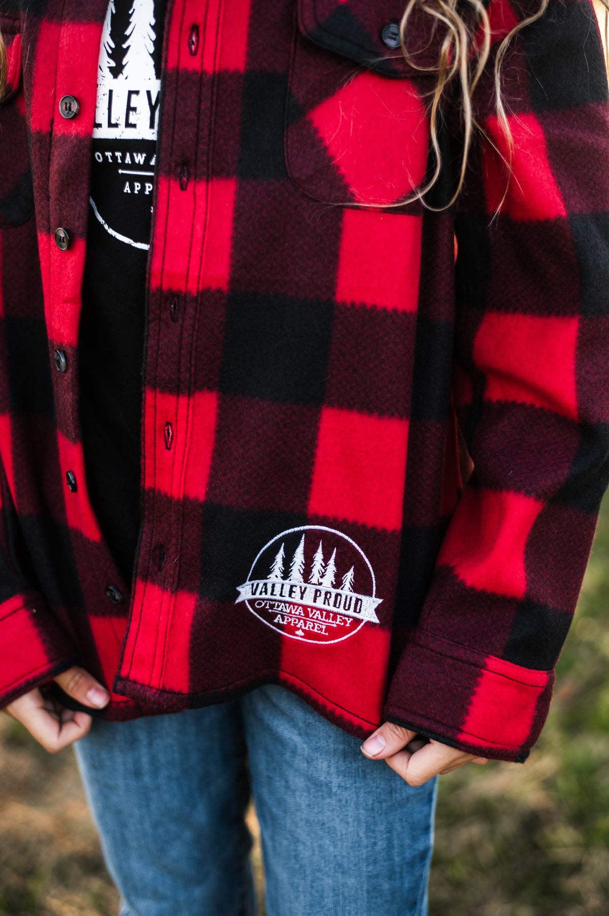 Children&#39;s Valley Proud Lumber Jacket - Black &amp; Red