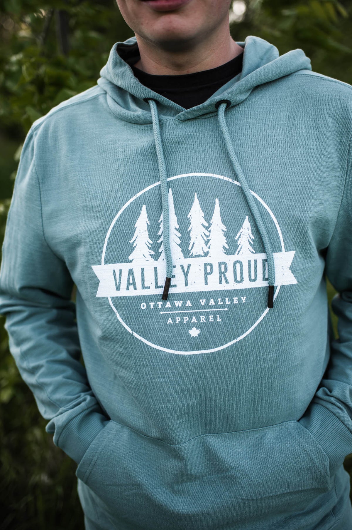 Valley Proud Light Weight Hoodie - Alpine Green