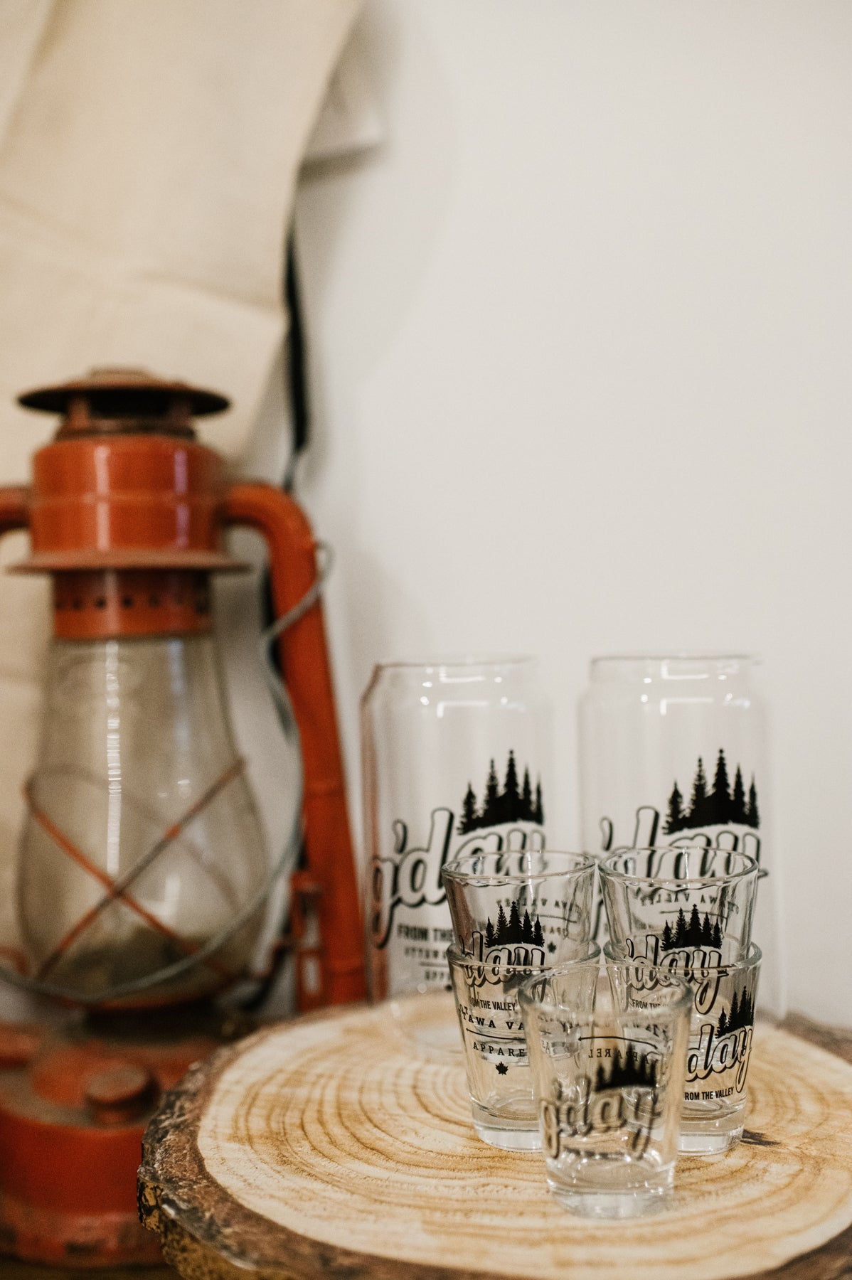 G&#39;Day Beer Can Glass