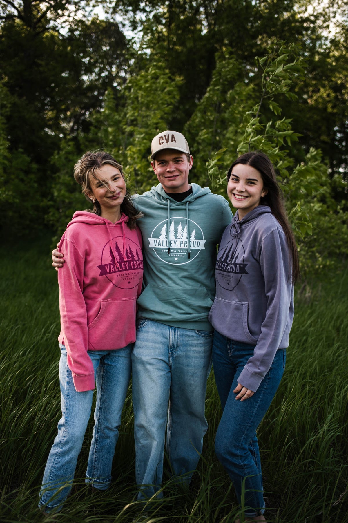 Valley Proud Light Weight Hoodie - Alpine Green