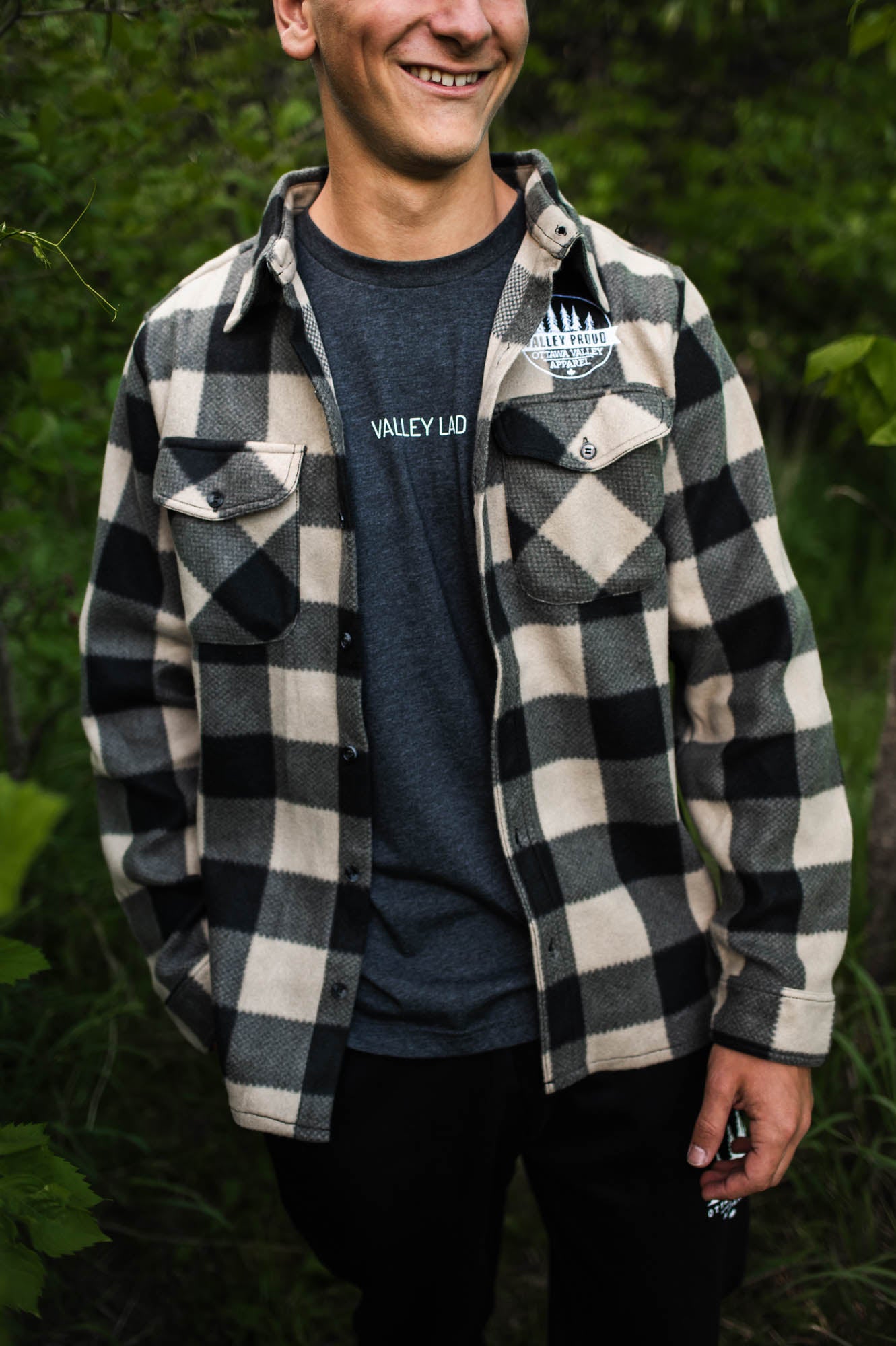 Valley Lad Simple Tee - Grey