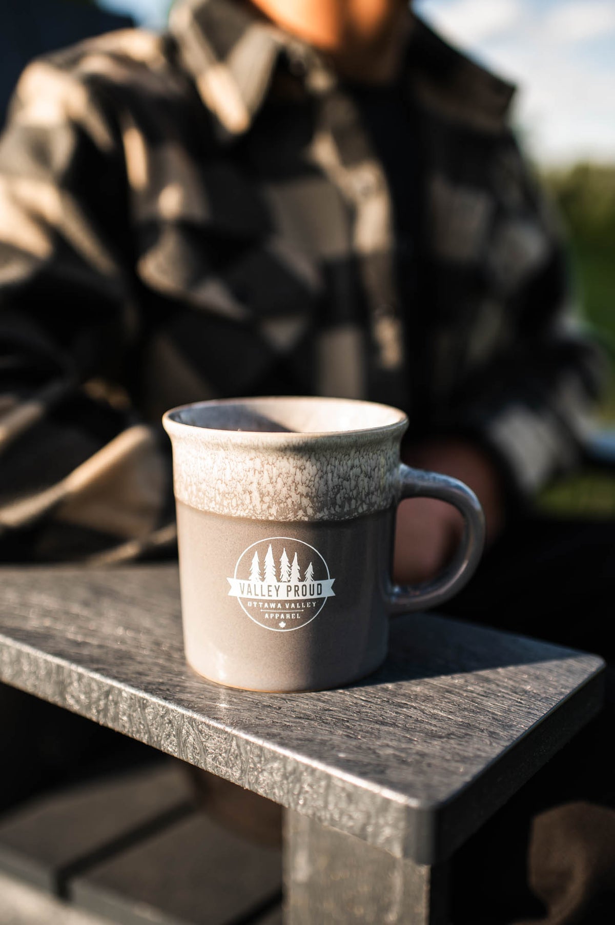 Valley Proud Cottage Mug - Grey