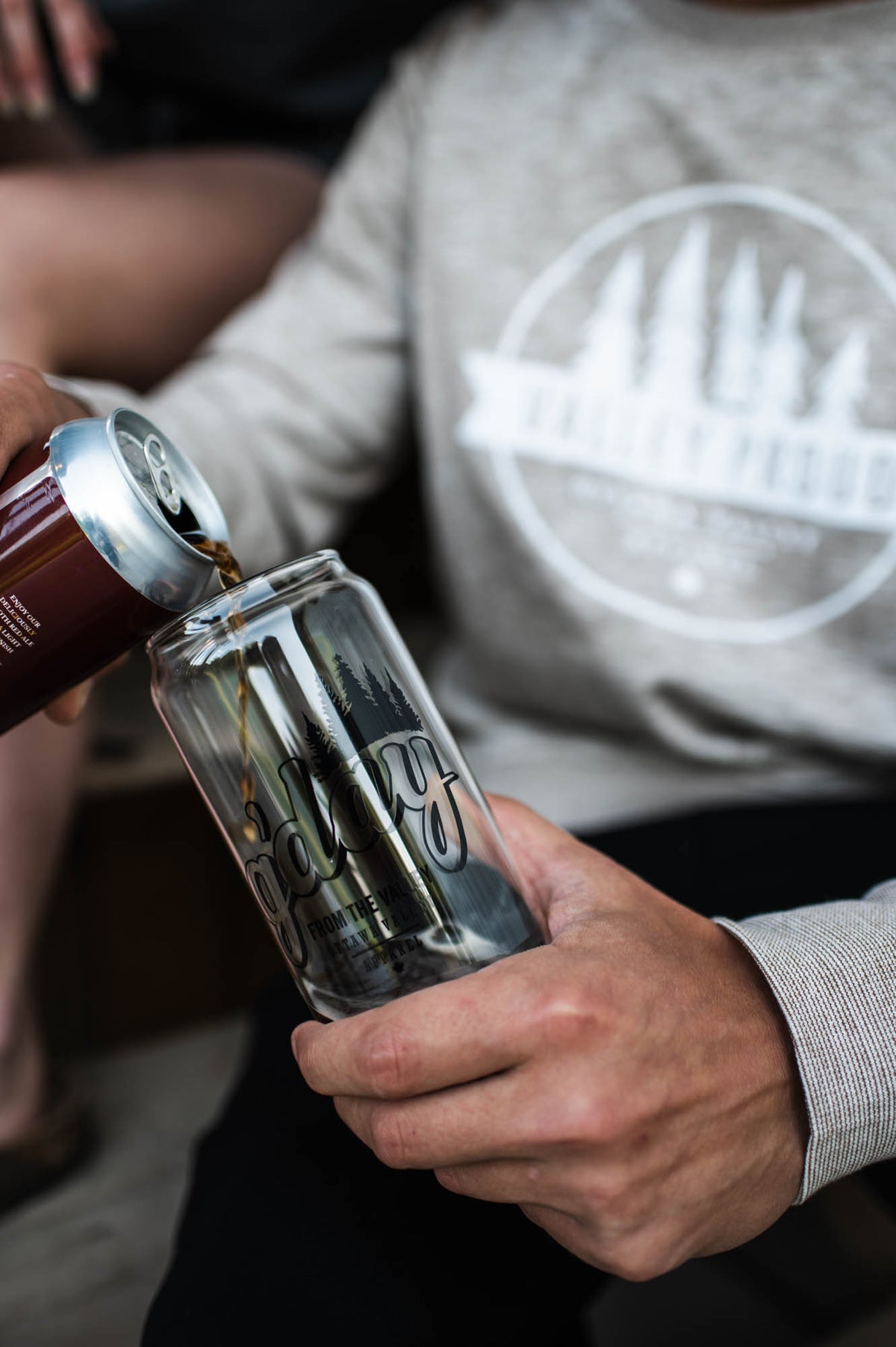 G&#39;Day Beer Can Glass