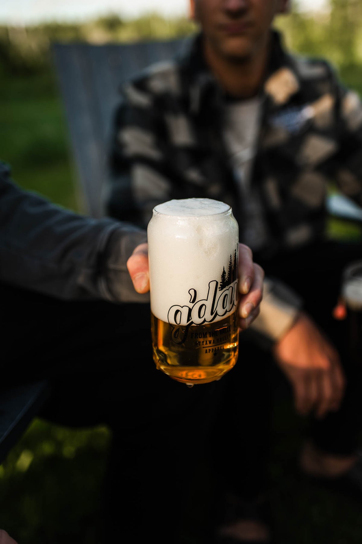 G&#39;Day Beer Can Glass