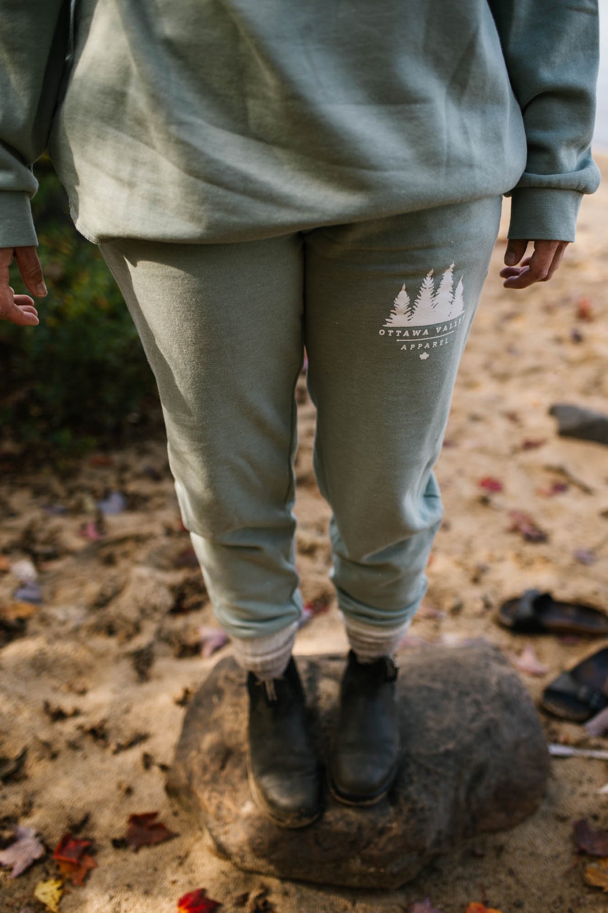 OVA Women&#39;s Luxe Sweatpants - Sage - FINAL SALE