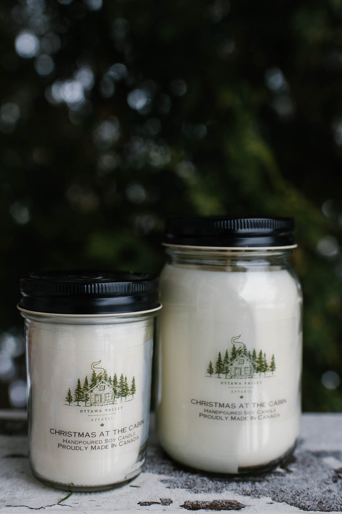 Cabin Soy Candle Christmas at the Cabin Ottawa Valley Apparel