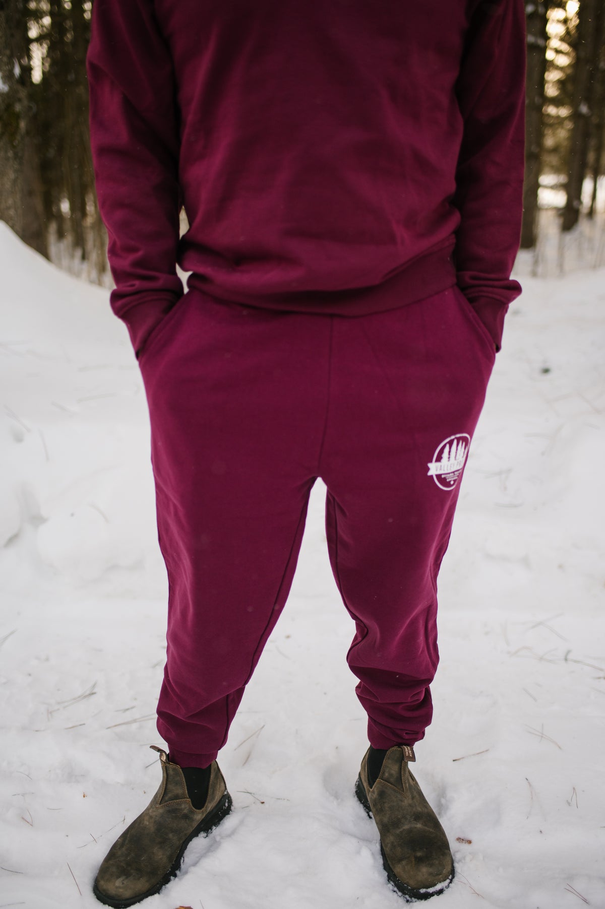 Valley Proud Sweatpants - Burgundy