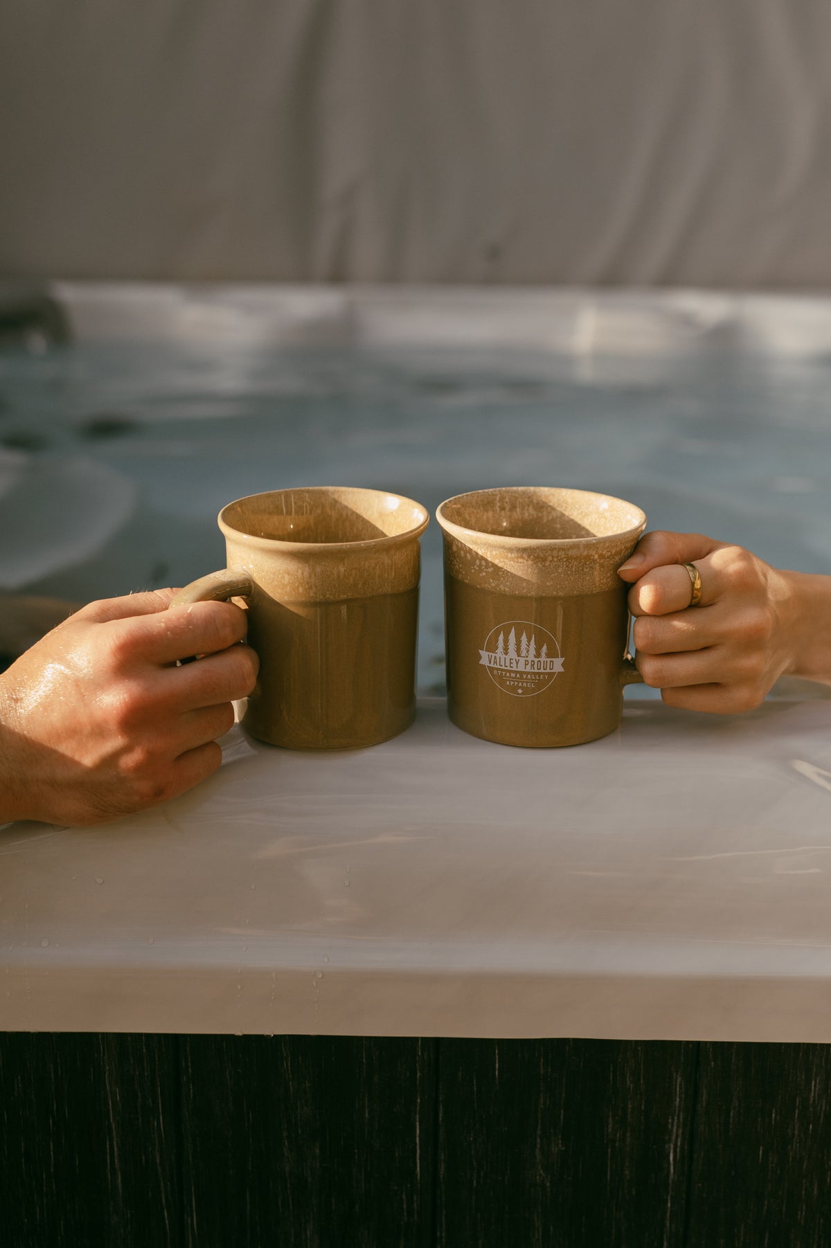 Valley Proud Cottage Mug - Beige