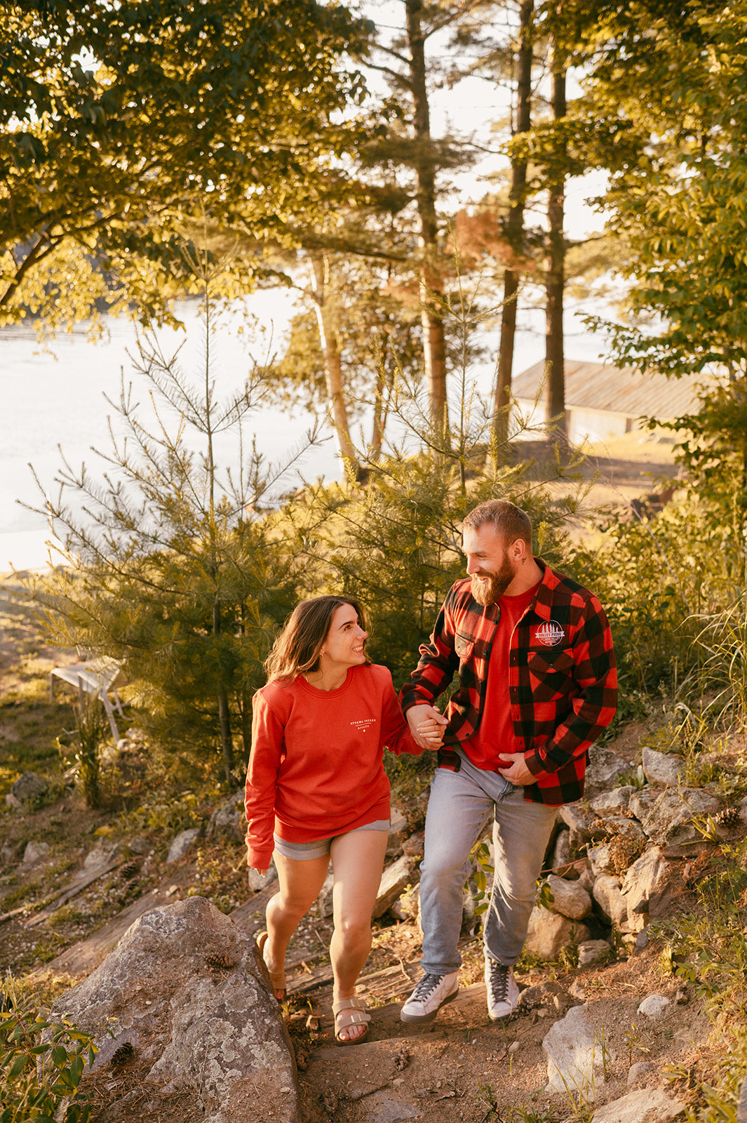 Canadian Valley Proud Crewneck Sweatshirt - Red
