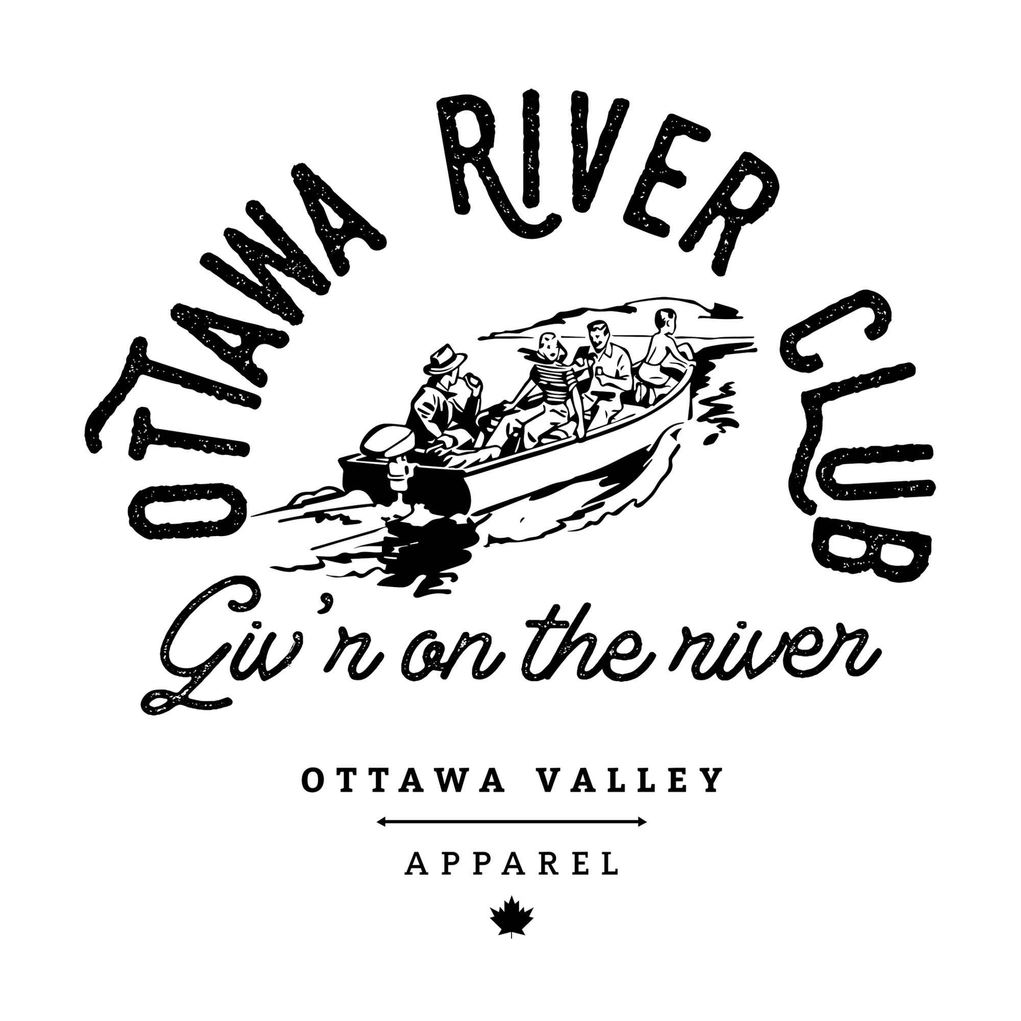 OVA Logo Hoodie - Clay - Ottawa Valley Apparel