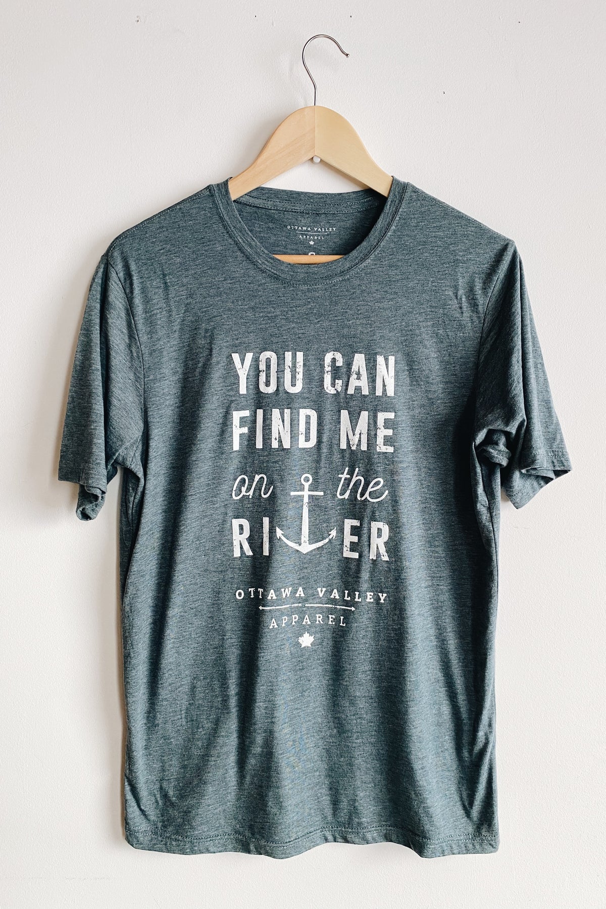 River Tee - Heather Navy