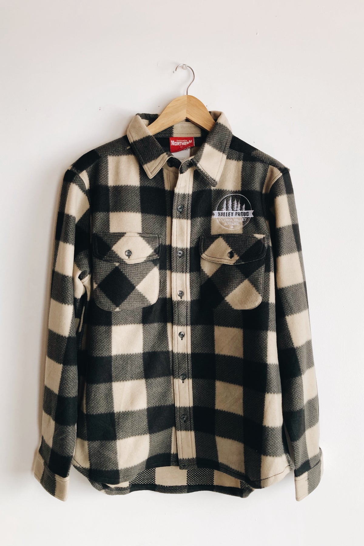 Valley Proud Fleece Lumber Jacket - Tan &amp; Black