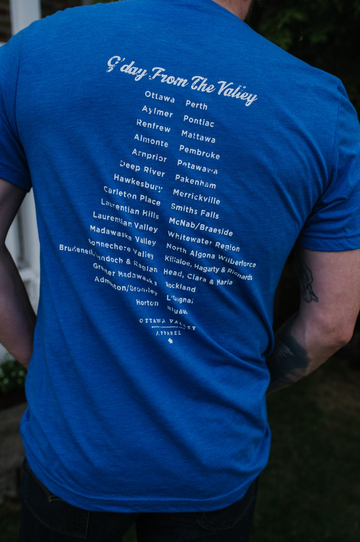 G’Day From the Valley Tee - Royal Blue