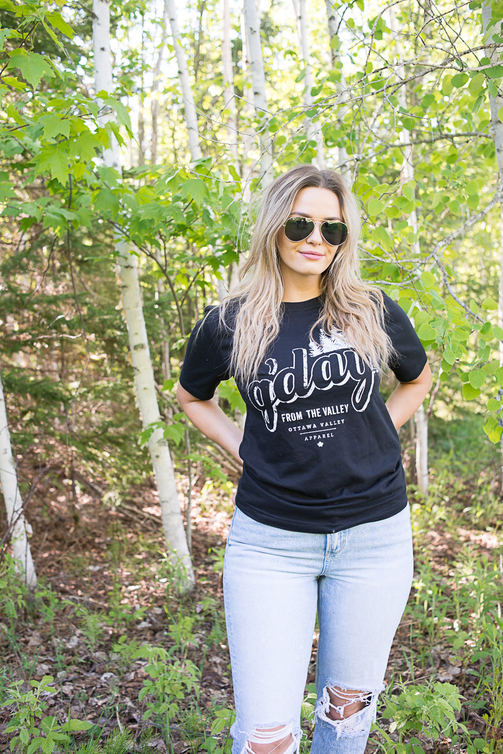 G’Day From The Valley Tee - Black