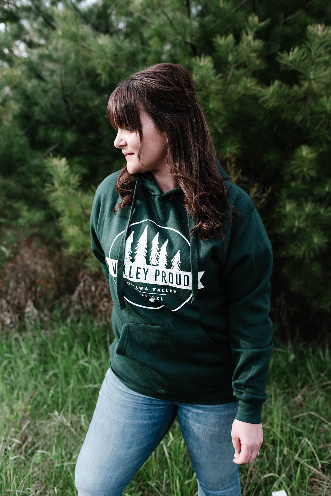 Valley Proud Hoodie - Forest Green