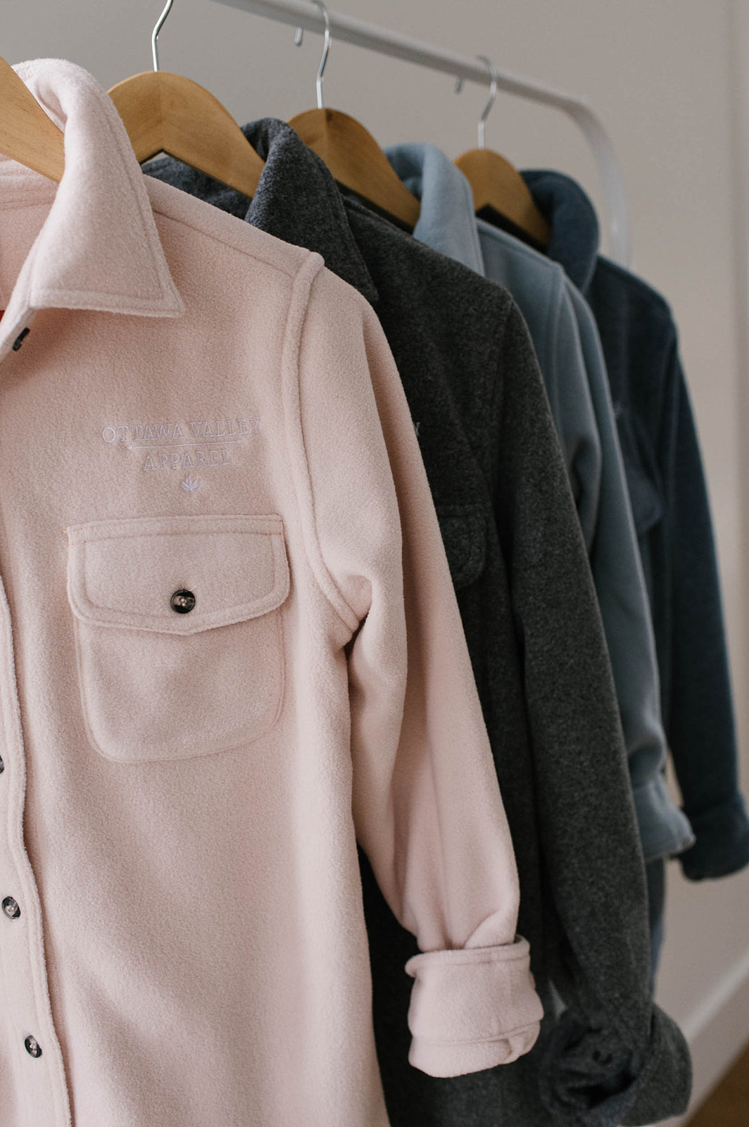 OVA Women&#39;s Solid Lumberjacket - Blush