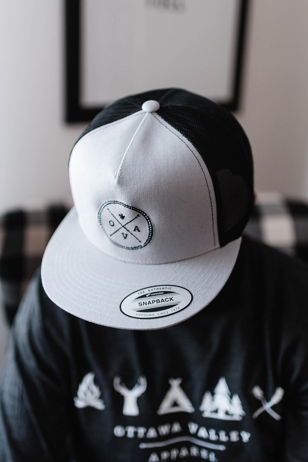 OVA Logo Mesh Back Hat - Grey